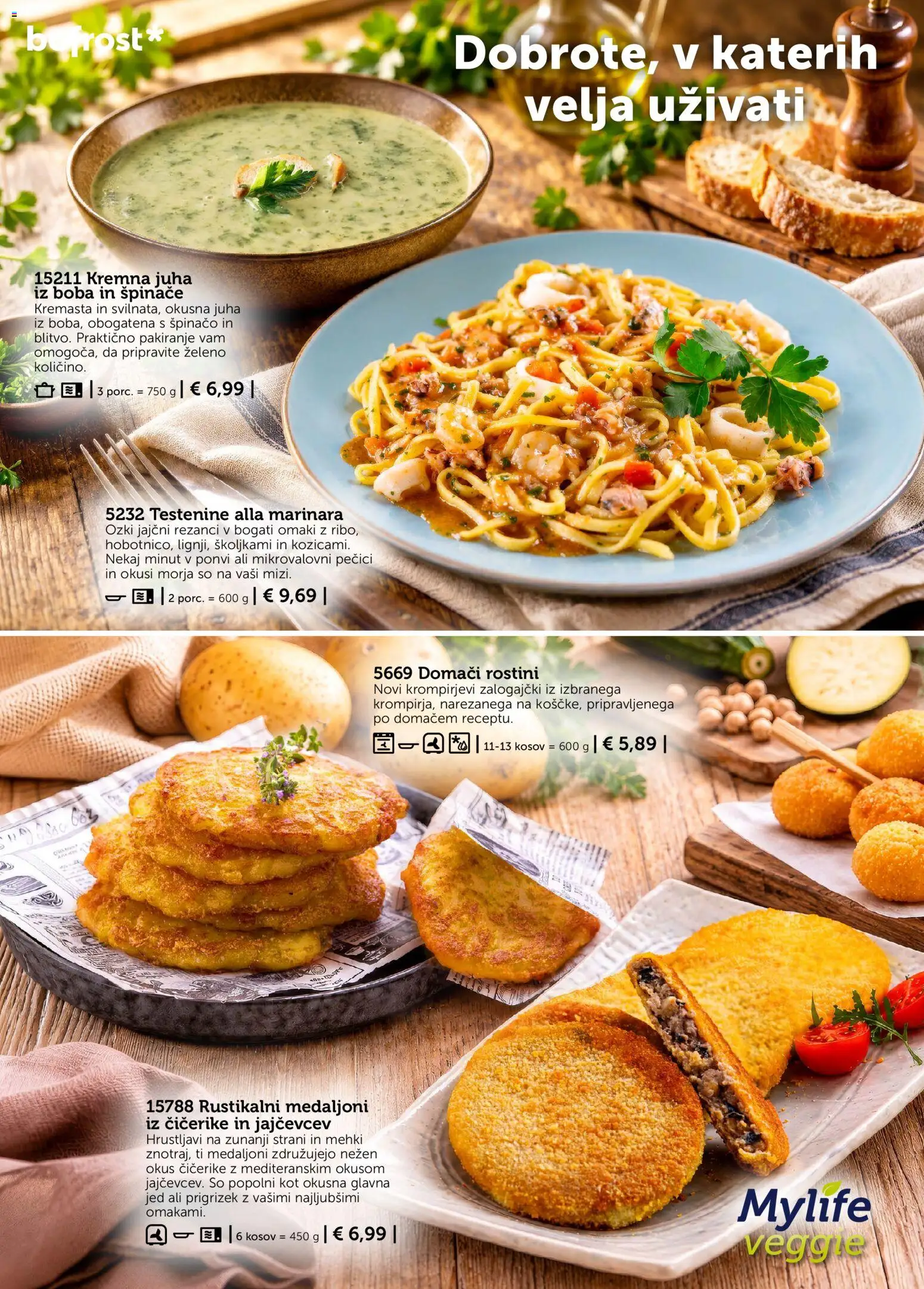 Novi Bofrost katalog ponudbe – veljaven od 02.11.2026 | Stran: 2 | Izdelki: Rezanci, Juha, Testenine