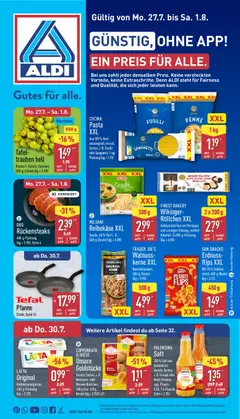 Aldi Prospekt ab 27.07.2026 gültig
