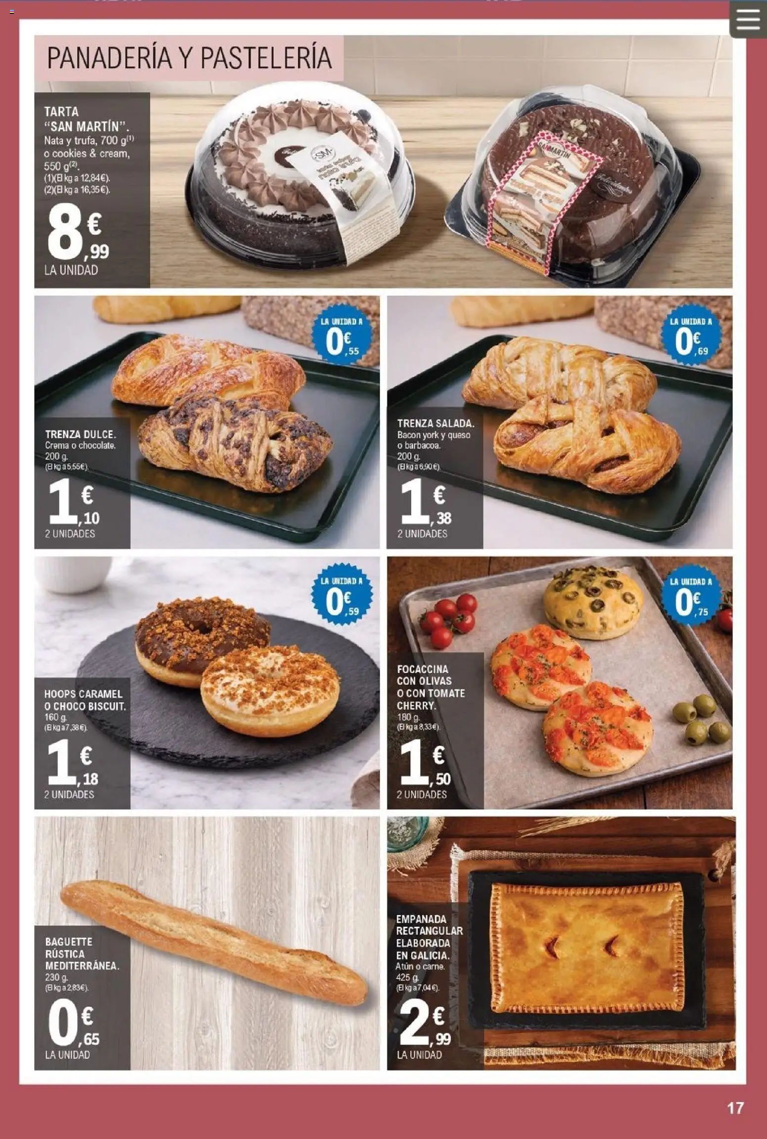 E.Leclerc folleto │ válido desde el 11/03/2026 | Página: 17 | Productos: Queso, Crema, Panadería