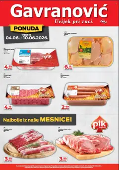 Gavranović Katalog - Pregled kataloga iz trgovine Gavranović, vrijedi od 04.06.2026