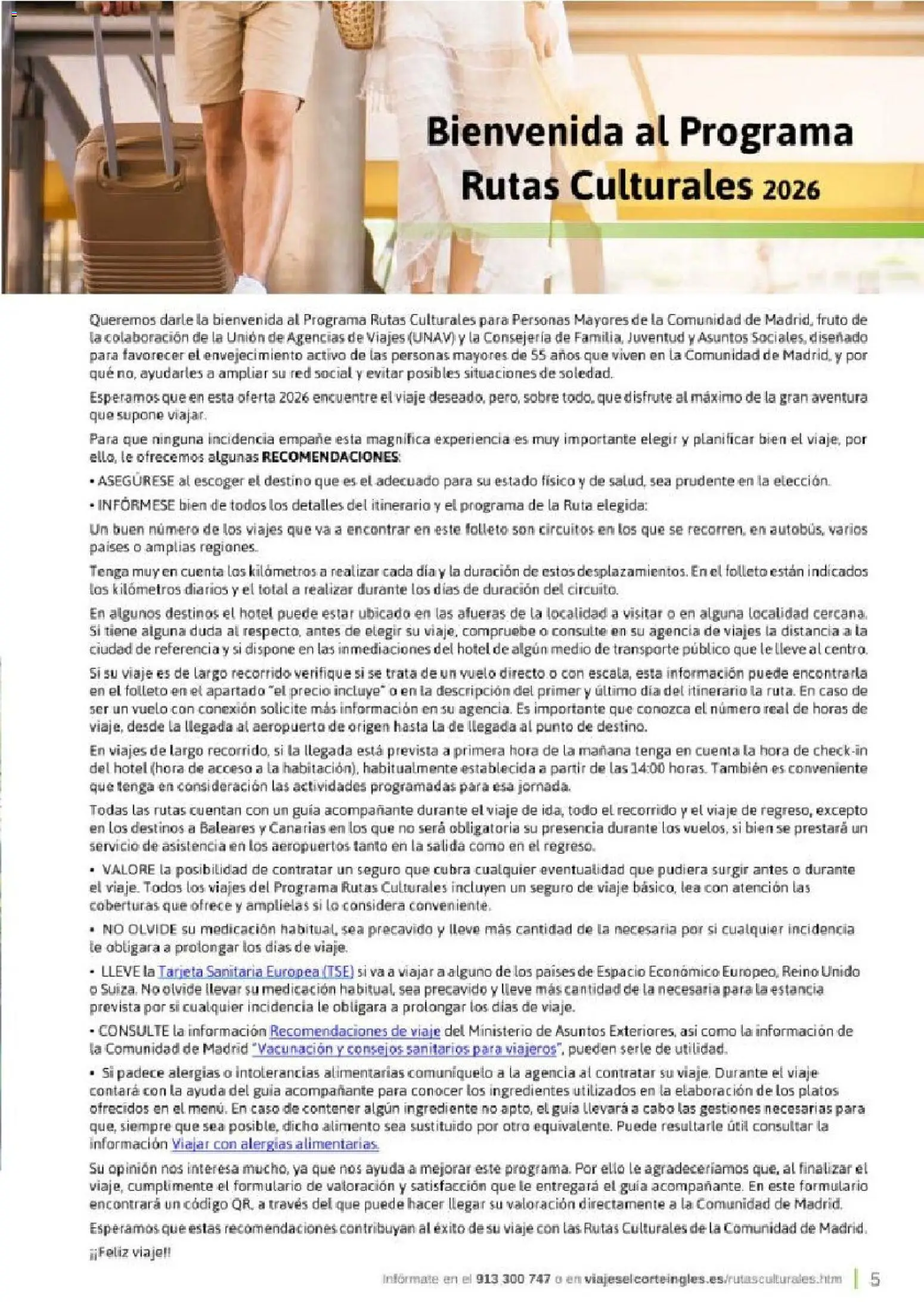 Viajes El Corte Inglés Rutas Culturales de la Comunidad de Madrid │ válido desde el 01.04.2026 | Página: 5 | Productos: Κρεμάστρα