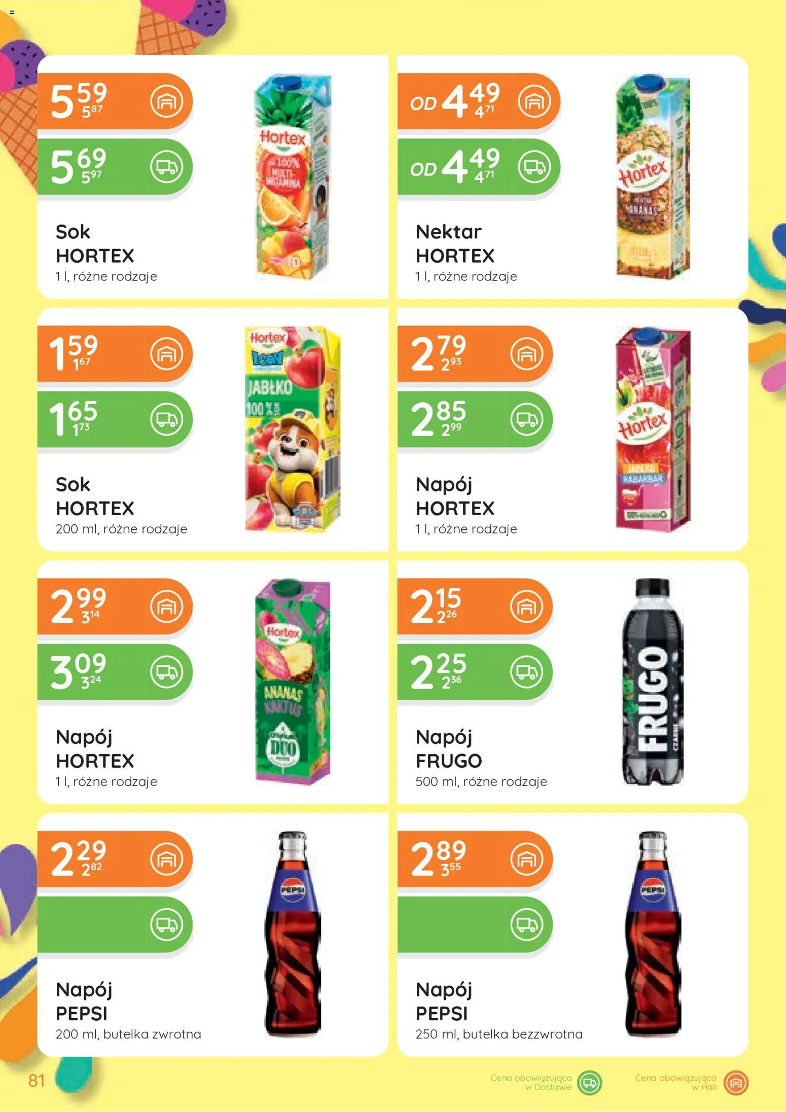 Eurocash gazetka od 25.06.2026 | Strona: 81 | Produkty: Pepsi, Ananas