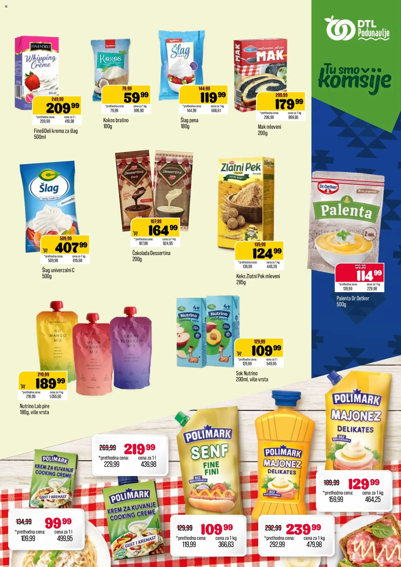 Podunavlje katalog - važi od 07.10.2026 | Strana: 7 | Proizvode: Keks, Mango, Krem, Krema za šlag