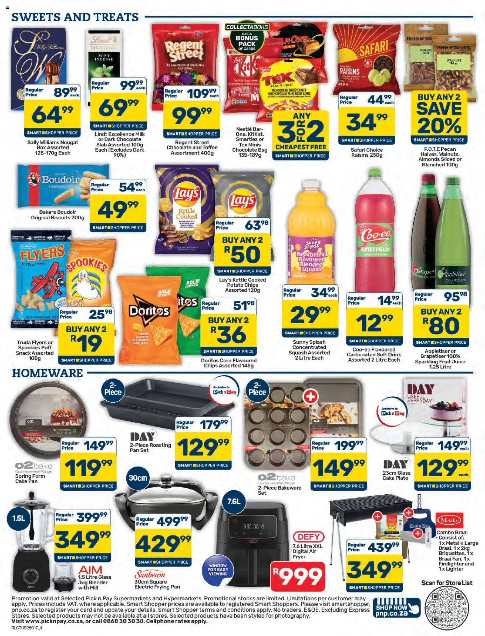 New Pick n Pay catalogue – valid from 23/10/2026 | Page: 4 | Products: Sweets, Corn, Bag, Fryer