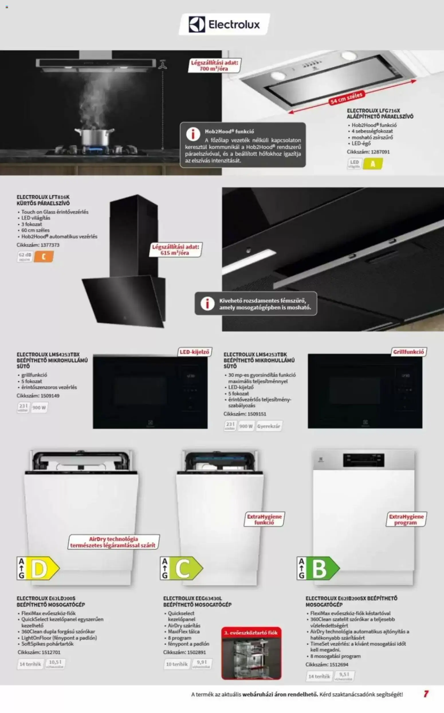 Media Markt akciós ujság - amely érvényes a következő dátumtól: 2026.09.02. | Oldal: 7 | Termékek: Evőeszköztartó, Világítás, Sütő, Főzőlap