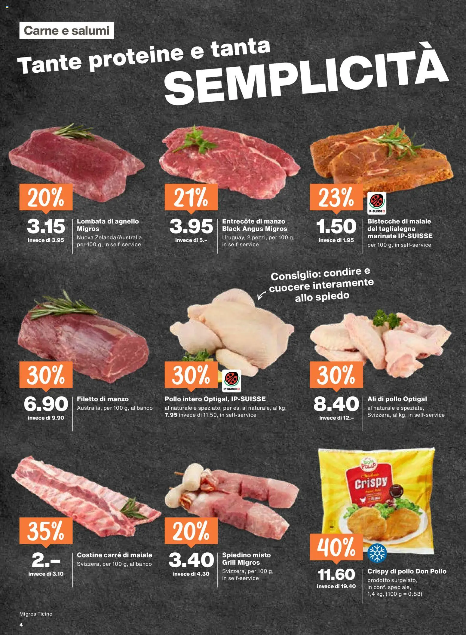 Migros aktionen IT – gültig ab 18.06.2026 | Seite: 4 | Produkte: Grill