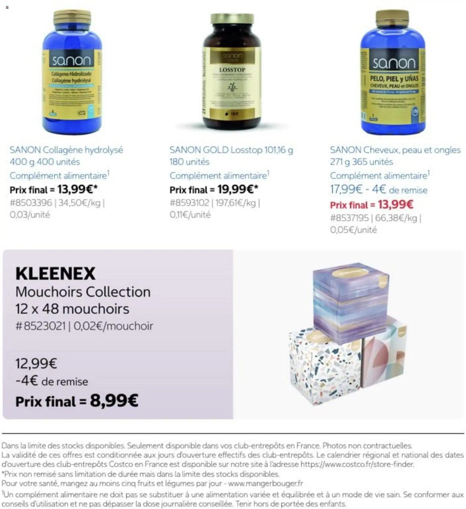 {H1} | Page: 7 | Produits: Calendrier, Mais, Mouchoirs