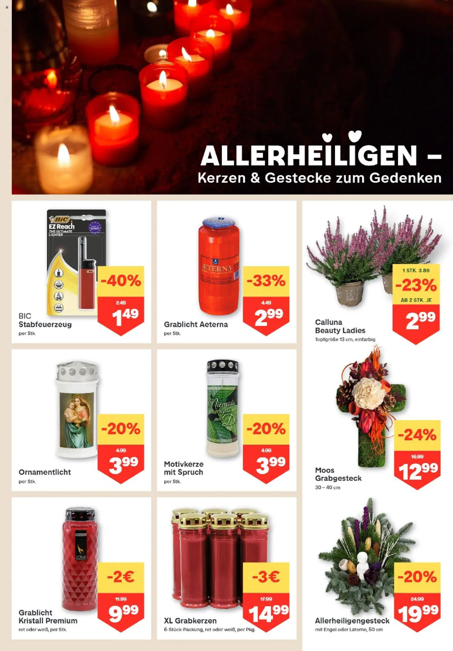 MPREIS Dellach im Drautal gültig ab 22.10.2026 | Seite: 7 | Produkte: Grabkerzen, Kerzen