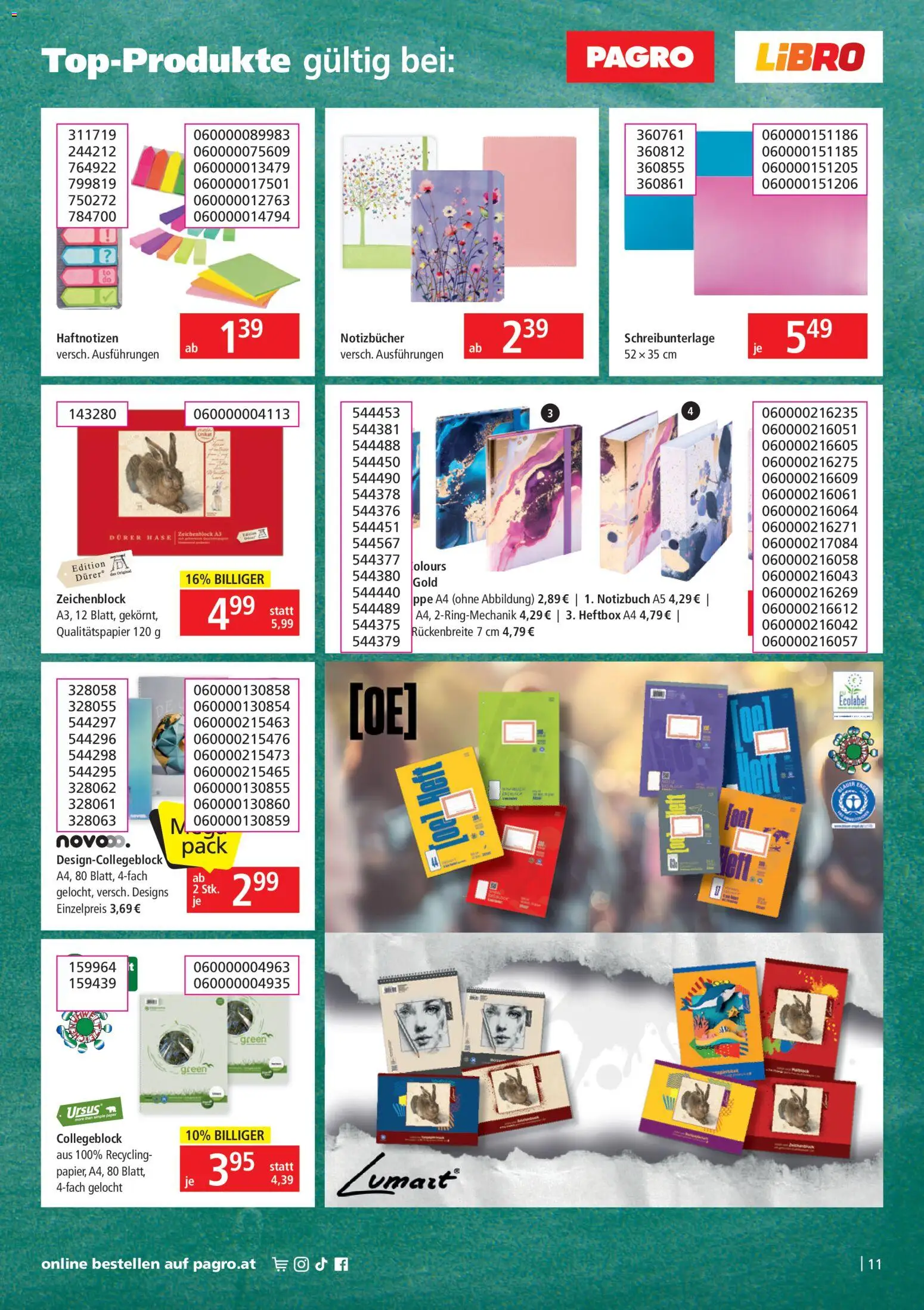 Libro Flugblatt gültig ab 28.05.2026 | Seite: 11 | Produkte: Notizbuch