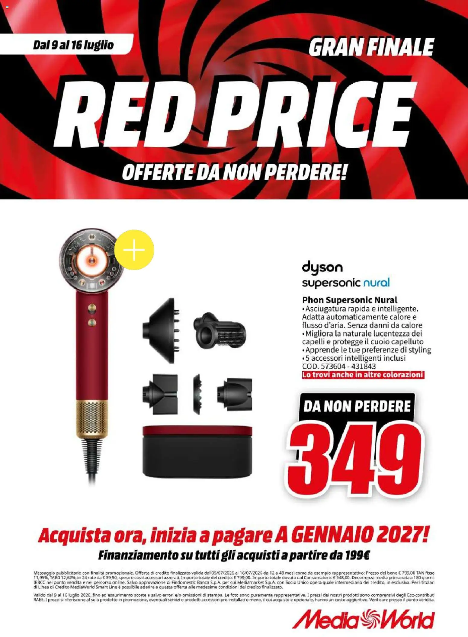 Volantino Media World del 09/07/2026 | Pagina: 55 | Prodotti: Dyson
