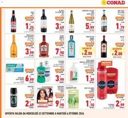 Anteprima del volantino SAPONE LIQUIDO BOROTALCO, NEUTRO ROBERTS, SAPONE LIQUIDO BOROTALCO, NEUTRO ROBERTS vari tipi e grammature un esempio: Borotalco idratante 250 ml valido a partire dal 23/09/2026 | Pagina: 18 | Prodotti: Dentifricio, Birra, Gin, Vino