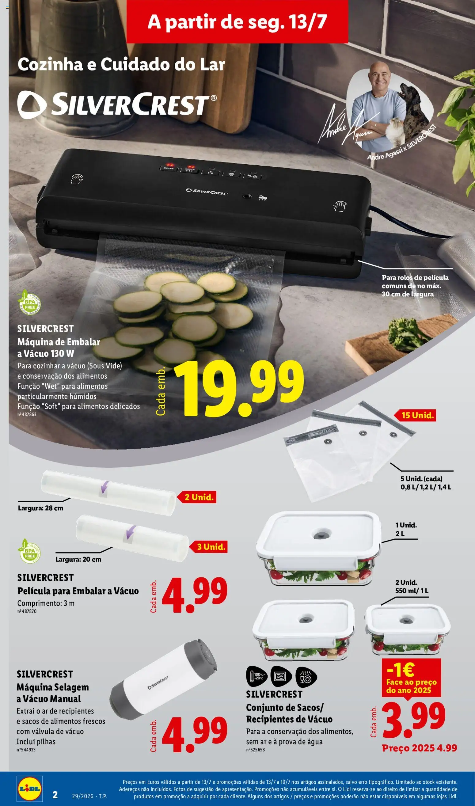 Lidl Novidades │ válido de 13/07/2026 | Página: 2 | Produtos: Agua, Pilhas