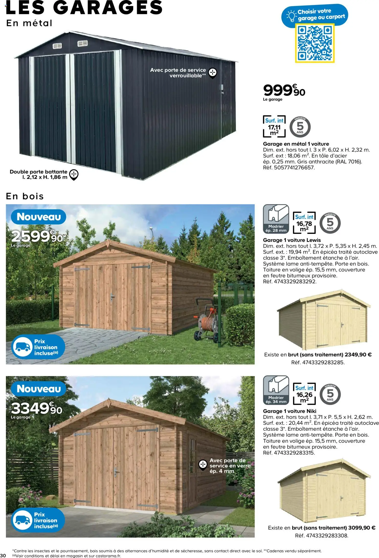{H1} | Page: 30 | Produits: Porte, Couverture, Garage, Cadenas
