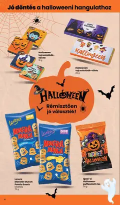 Spar Halloween katalógus - amely érvényes a következő dátumtól: 2026.10.01. | Oldal: 6 | Termékek: Puffasztott rizs, Tejcsokoládé, Rizs