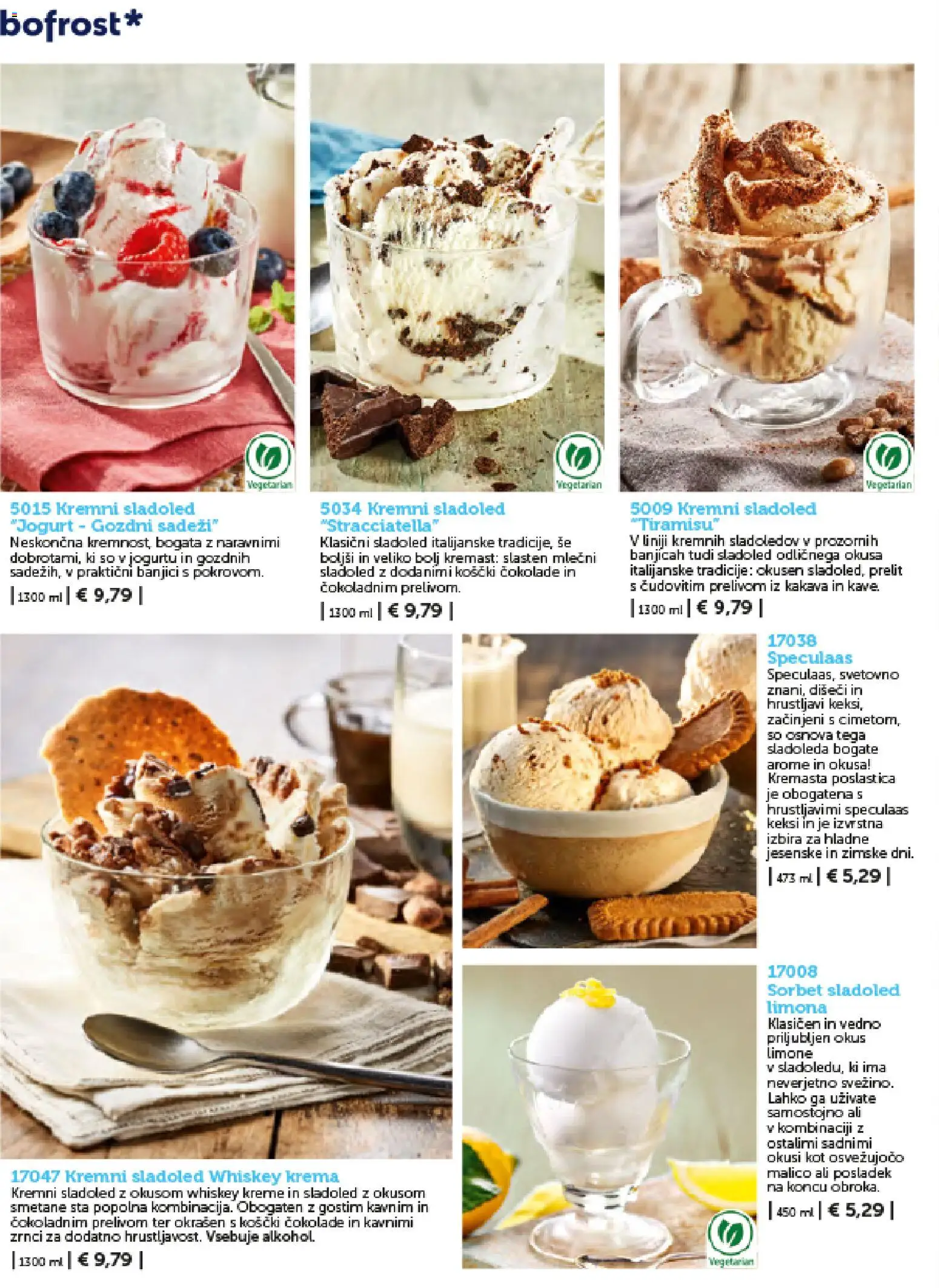 Novi Bofrost katalog ponudbe – veljaven od 01.02.2026 | Stran: 8 | Izdelki: Keksi, Krema, Jogurt, Sladoled