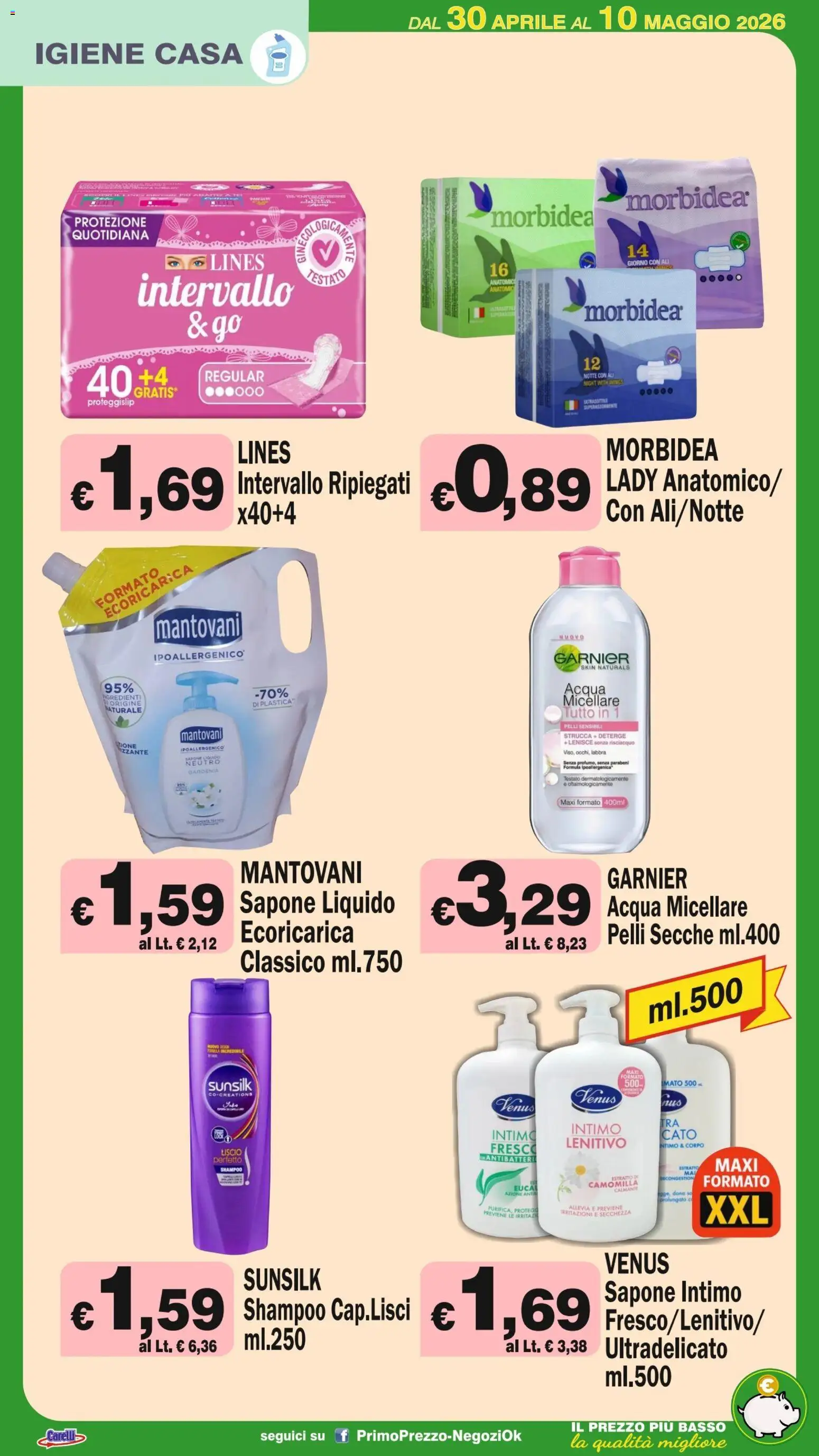 Volantino Primo Prezzo del 30.04.2026 | Pagina: 26