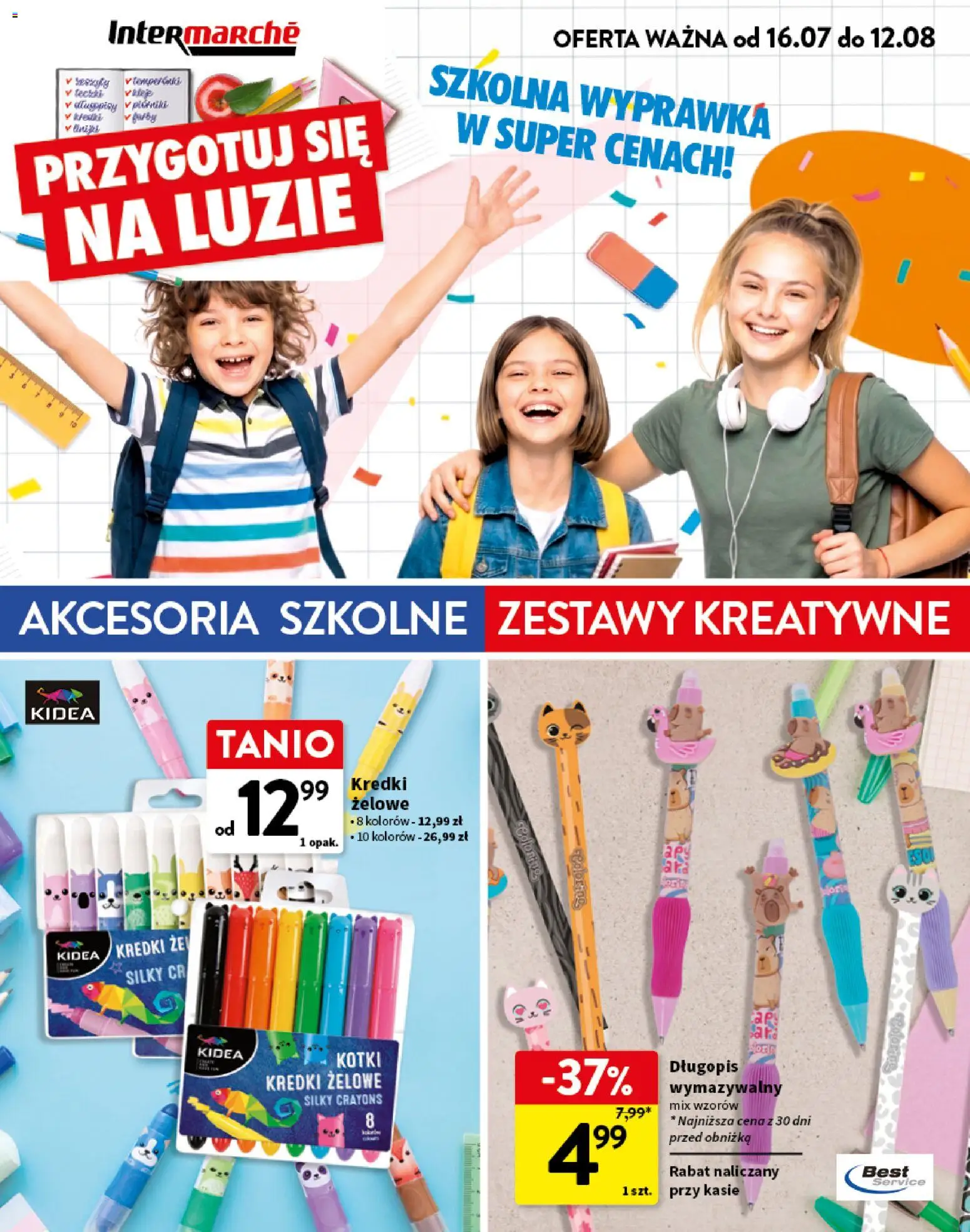 Intermarche gazetka - Szkolna wyprawka w super cenach od 16.07.2026 | Strona: 1