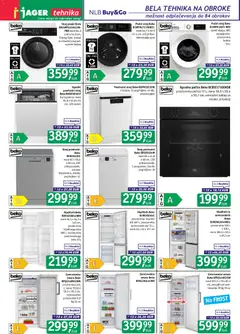 Jager katalog akcije – veljaven od 16.09.2026 | Stran: 12 | Izdelki: Pralni stroj, Pecica, Omara, Vgradni pomivalni stroj