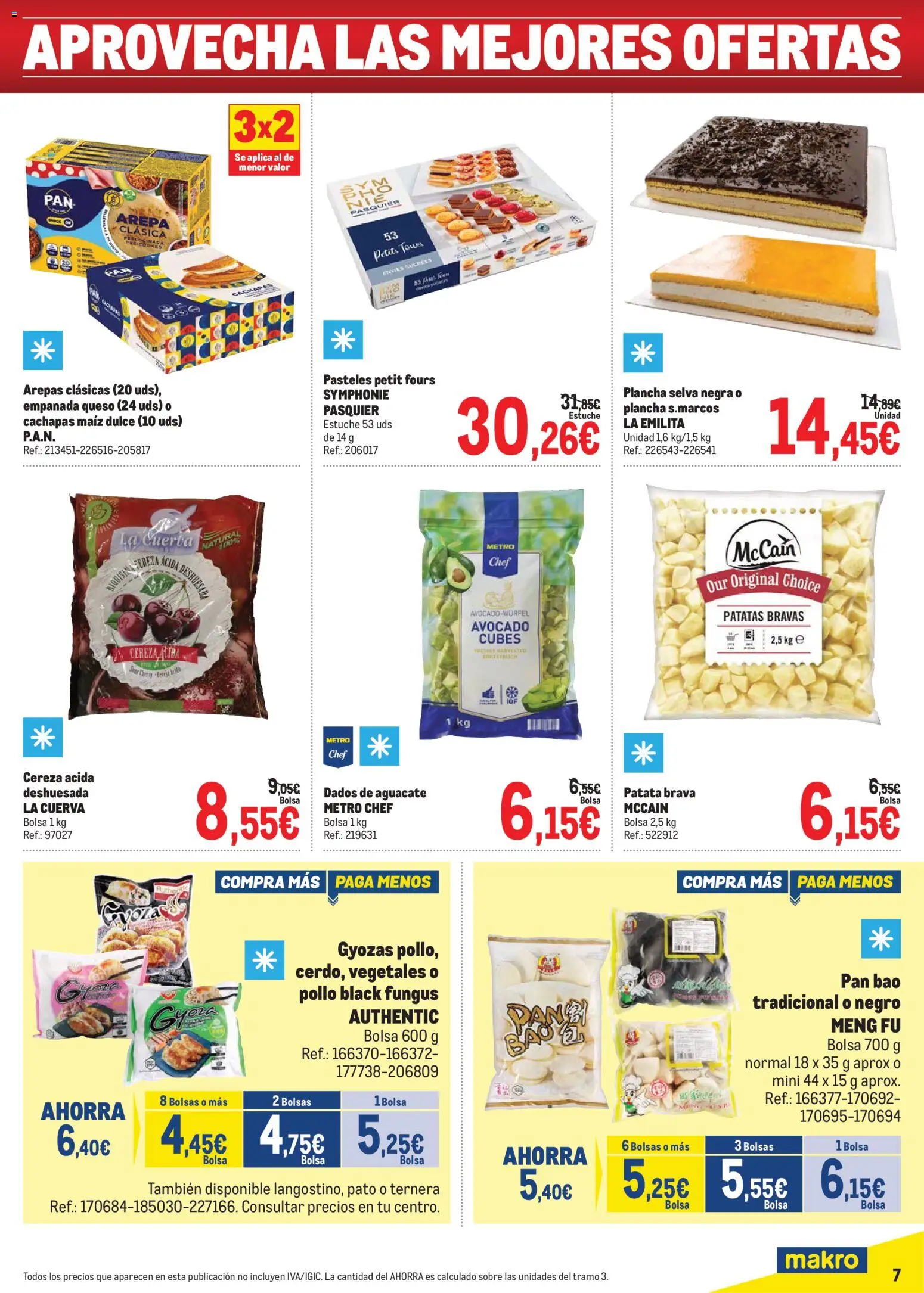 Makro Precios Centro │ válido desde el 07/09/2026 | Página: 7 | Productos: Dulce, Patatas, Plancha, Pollo