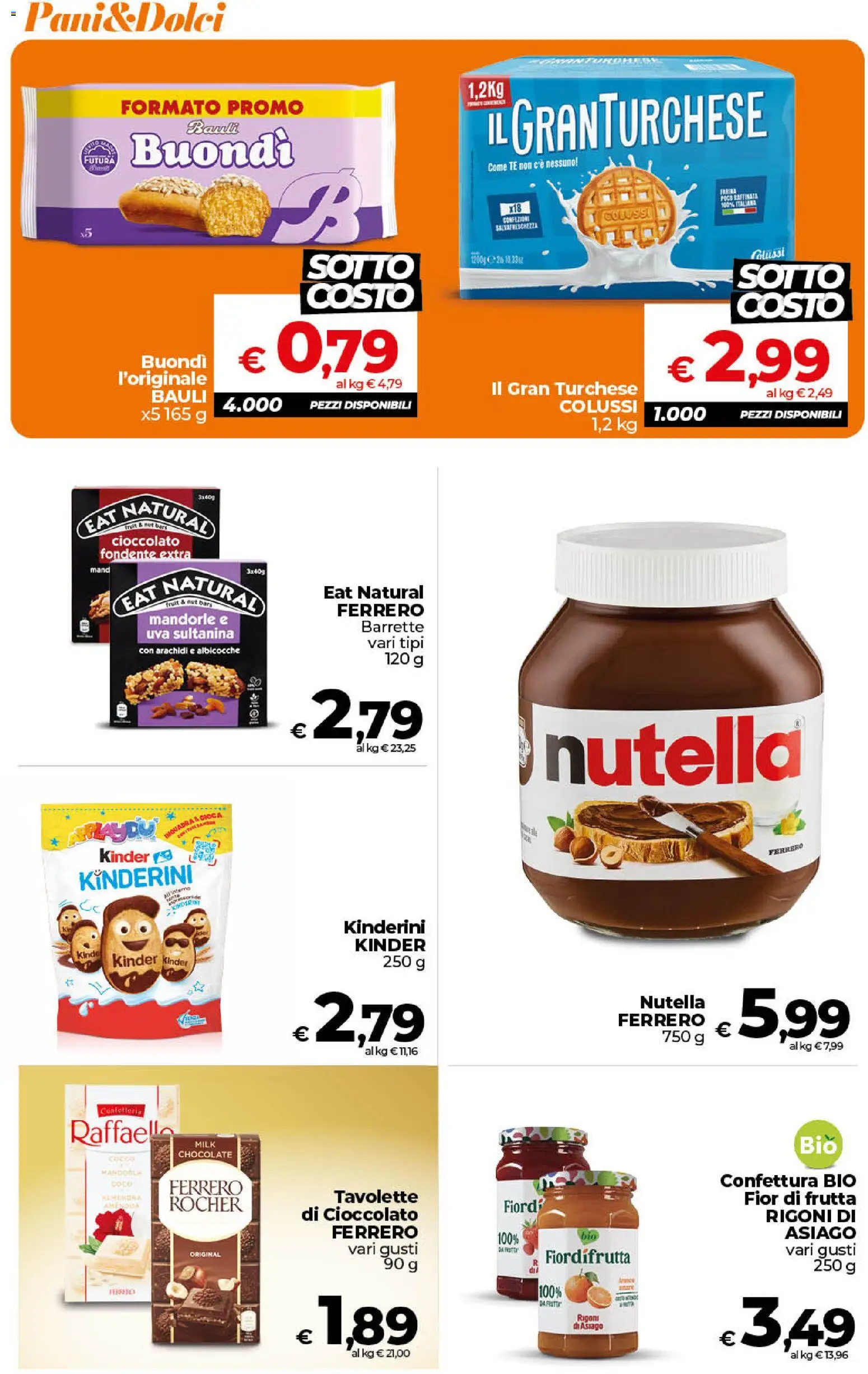 Volantino Ipercoop del 13/10/2026 | Pagina: 35 | Prodotti: Frutta, Nutella, Uva, Arachidi
