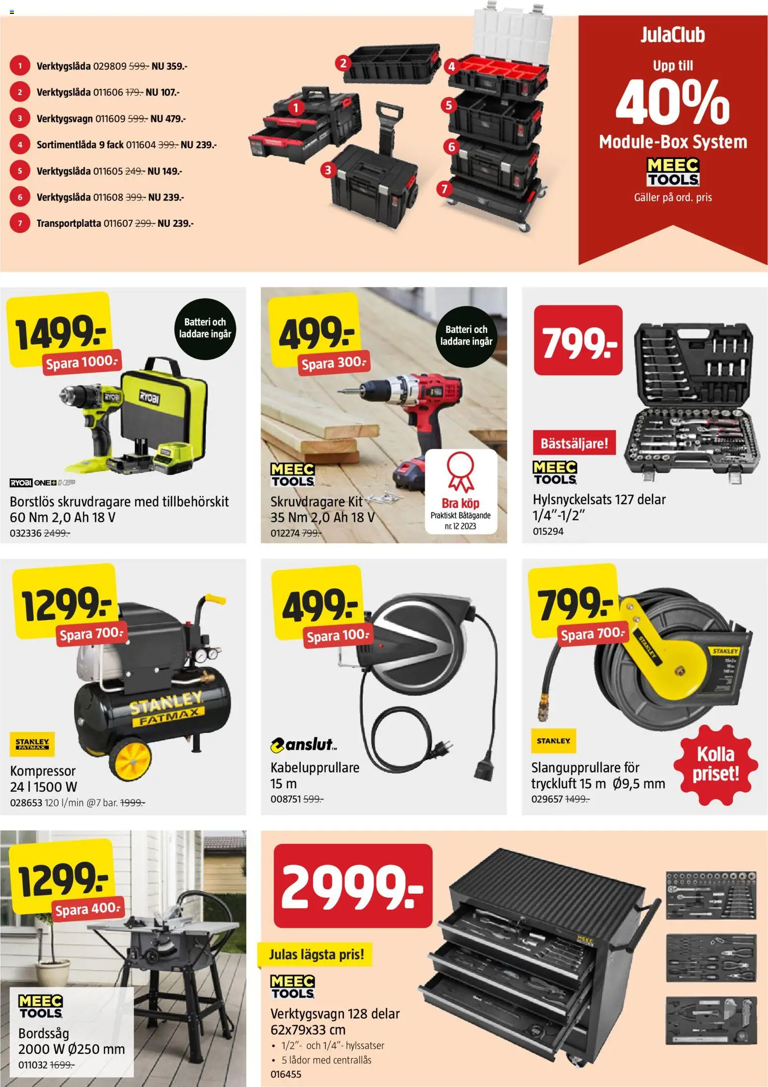 Jula reklamblad aktuell från 04.06.2026 | Sida: 4 | Produkter: Skruvdragare, Galler, Batteri, Laddare