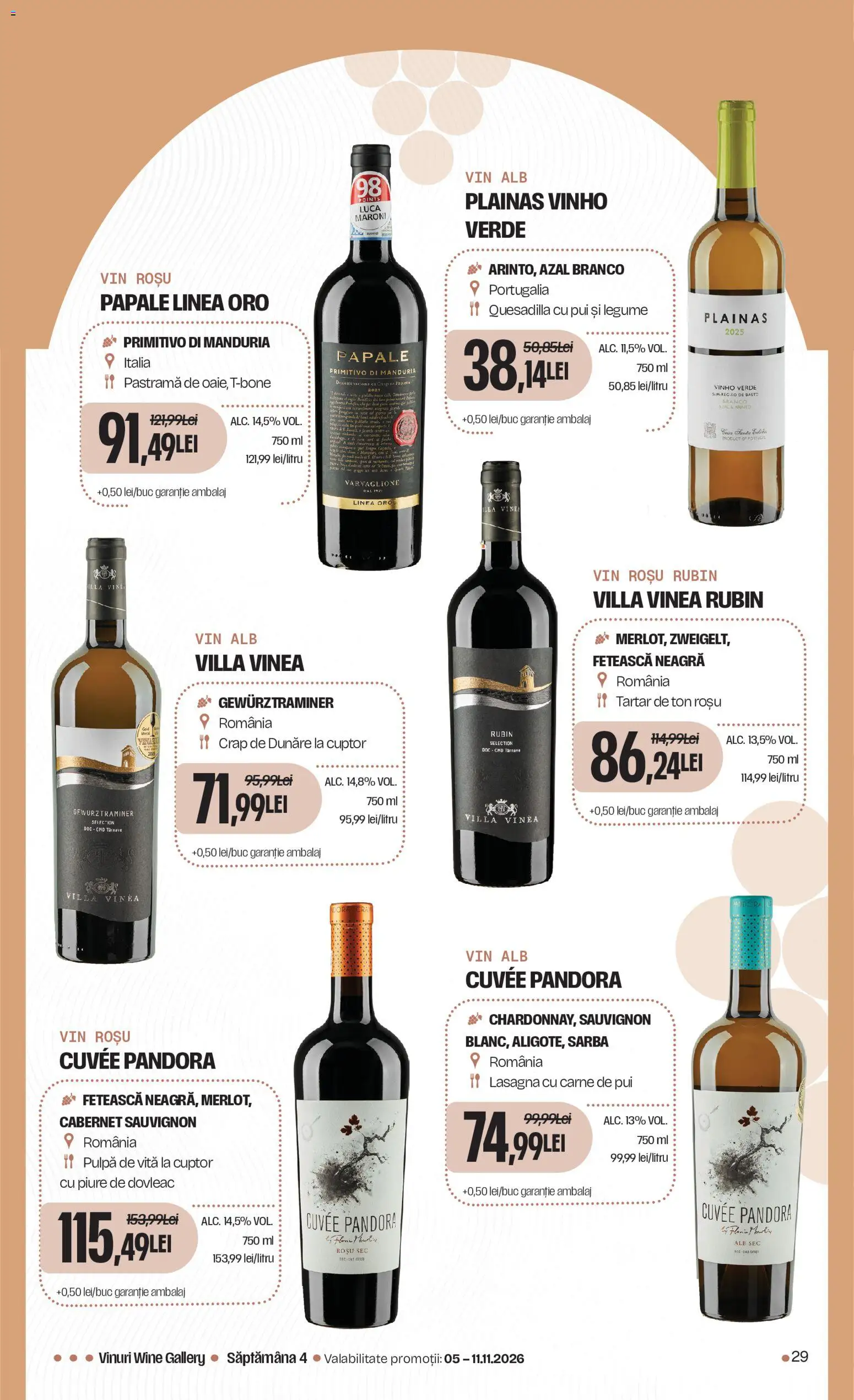 Noul catalog Mega Image – valabil de la 15.10.2026 | Pagină: 29 | Produse: Vită, Lasagna, Carne De Pui, Legume