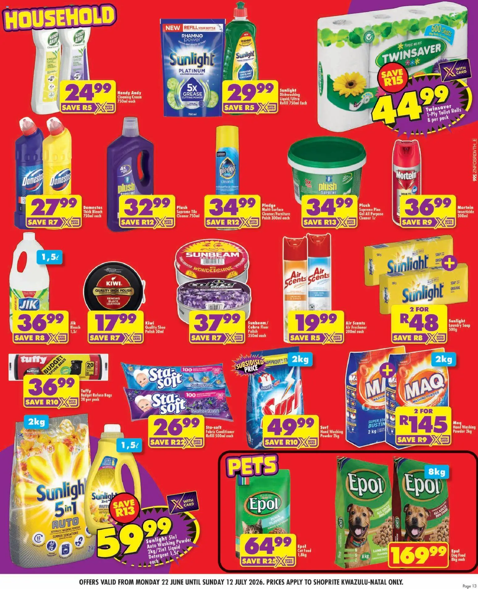 New Shoprite catalogue – valid from 22.06.2026 | Page: 13
