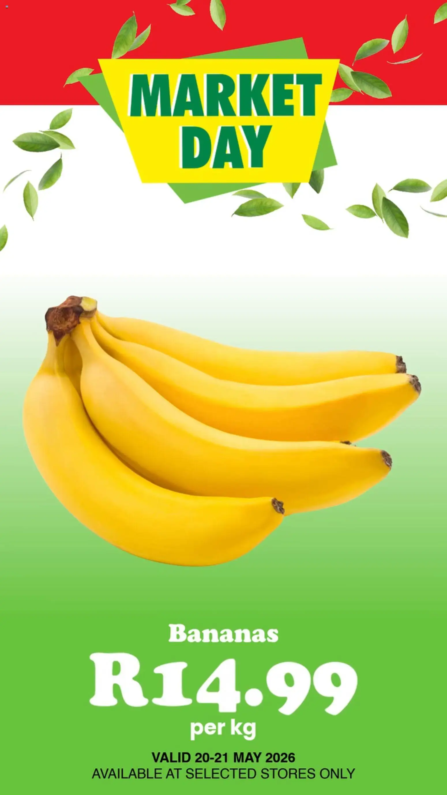 New Check Save catalogue – valid from 20.05.2026 | Page: 3 | Products: Bananas