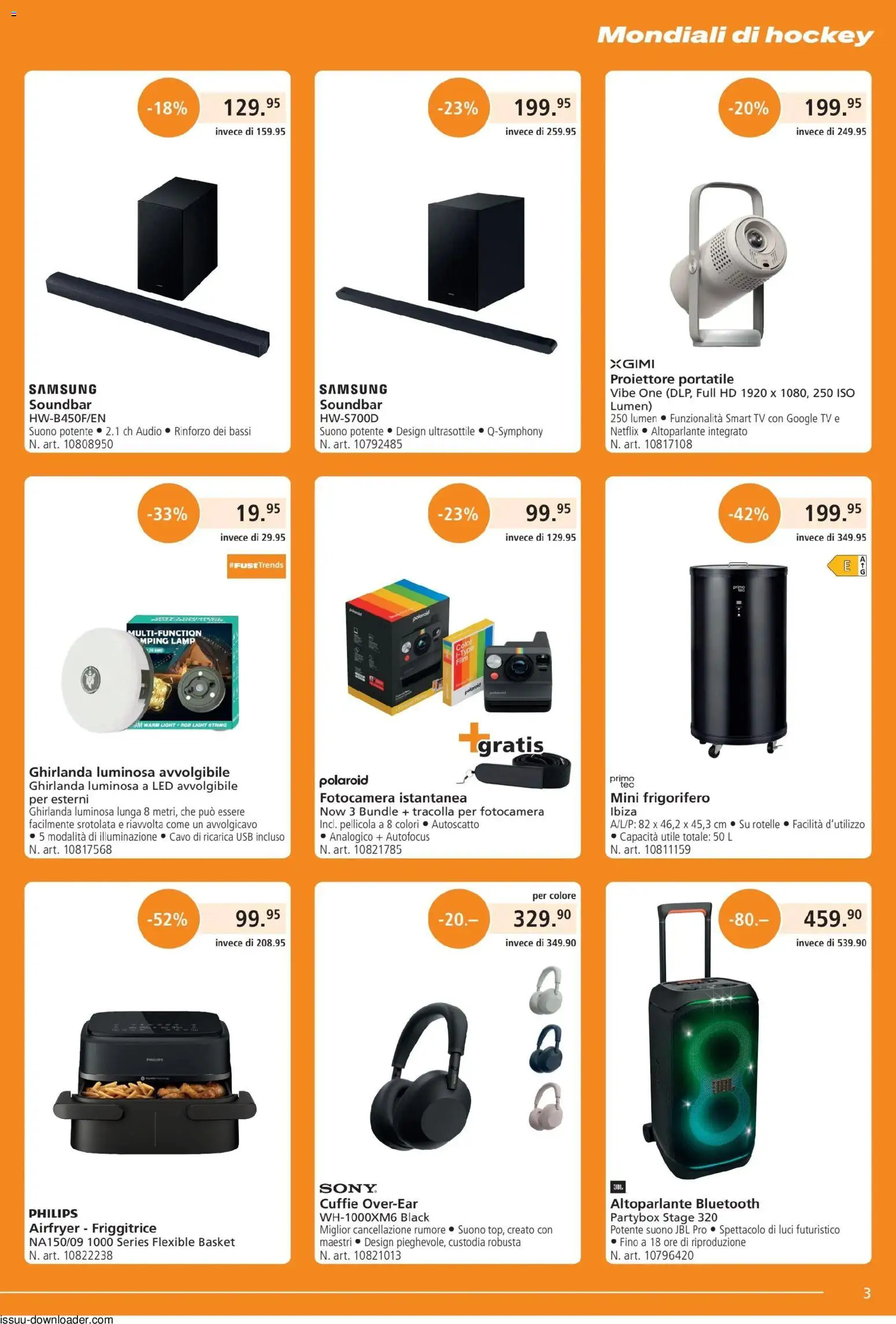 Fust aktionen IT – gültig ab 01.05.2026 | Seite: 3 | Produkte: Soundbar, TV, Usb, Philips
