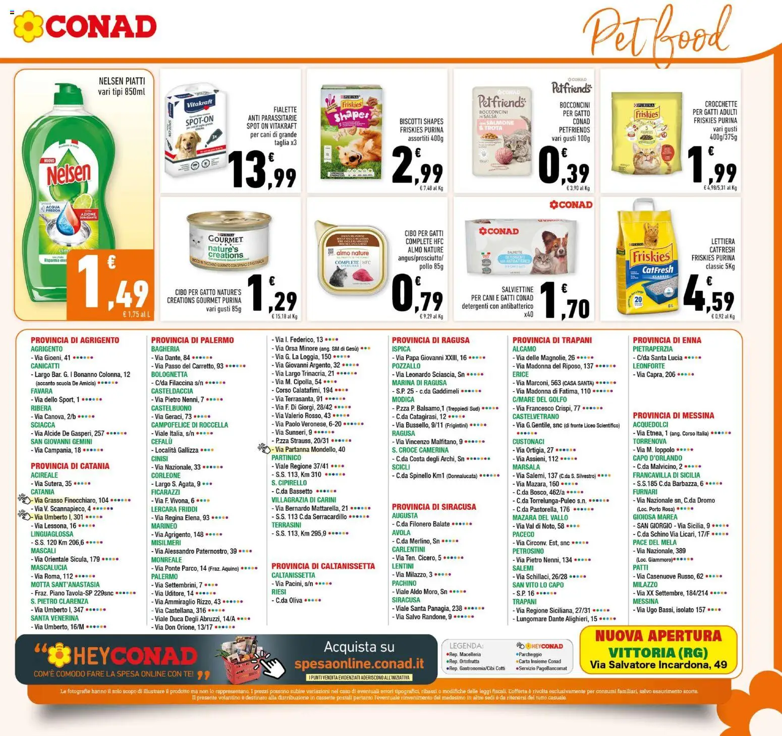 Volantino Conad del 29/07/2026 | Pagina: 23 | Prodotti: Pollo, Salmone, Trota, Spinaci