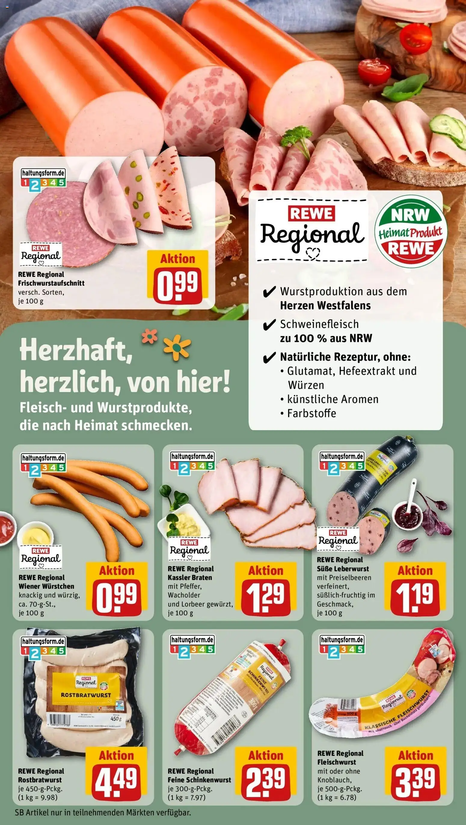Rewe Prospekt Möhnesee / Körbecke – gültig ab 31.08.2026 | Seite: 15 | Produkte: Wiener wurstchen, Preiselbeeren, Schweinefleisch, Fleisch