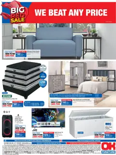 OK Furniture specials catalogue – valid from 18.05.2026 | Page: 12 | Products: Headboard, Chest of drawers, Couch, Dressing