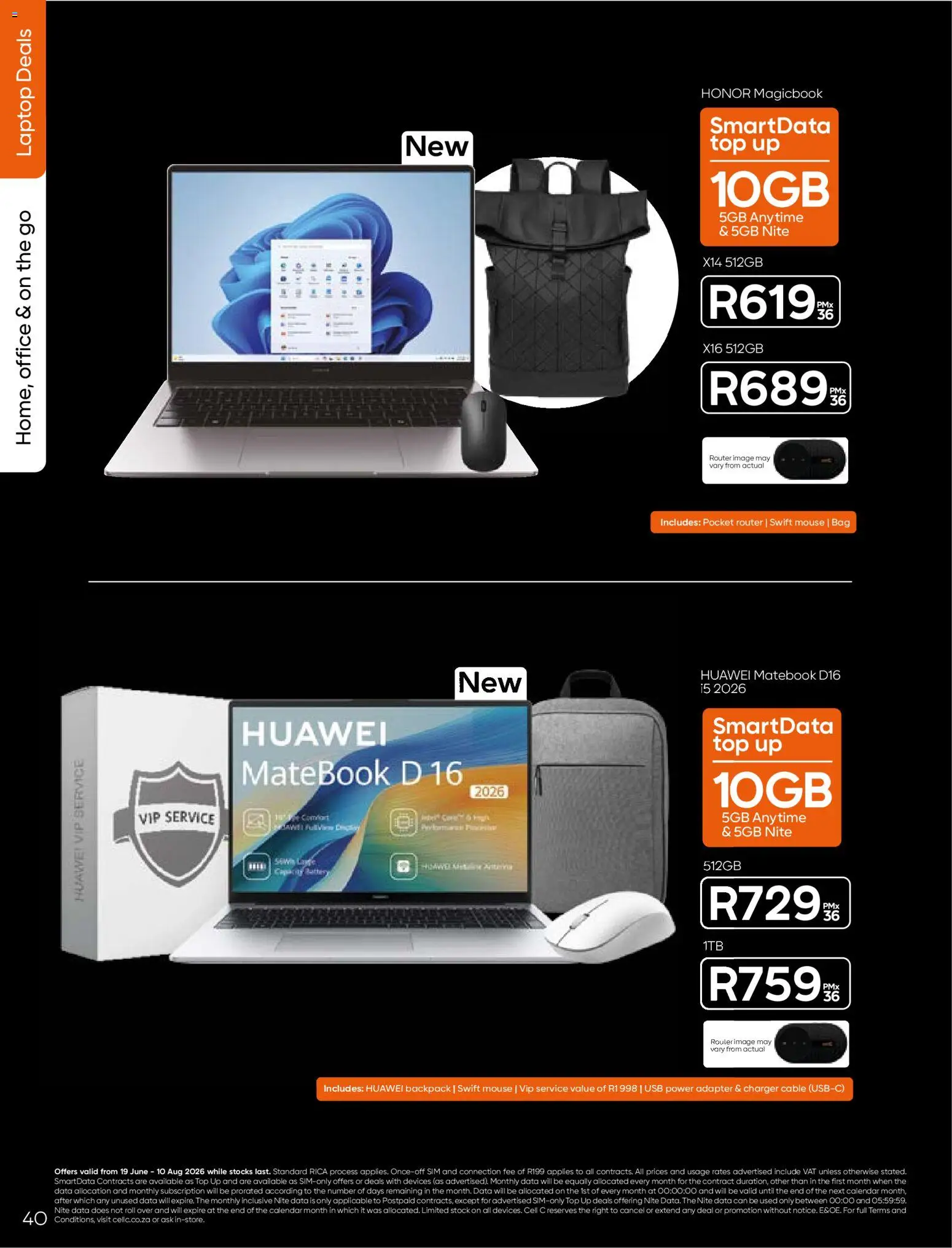 New Cell C catalogue – valid from 19.06.2026 | Page: 42