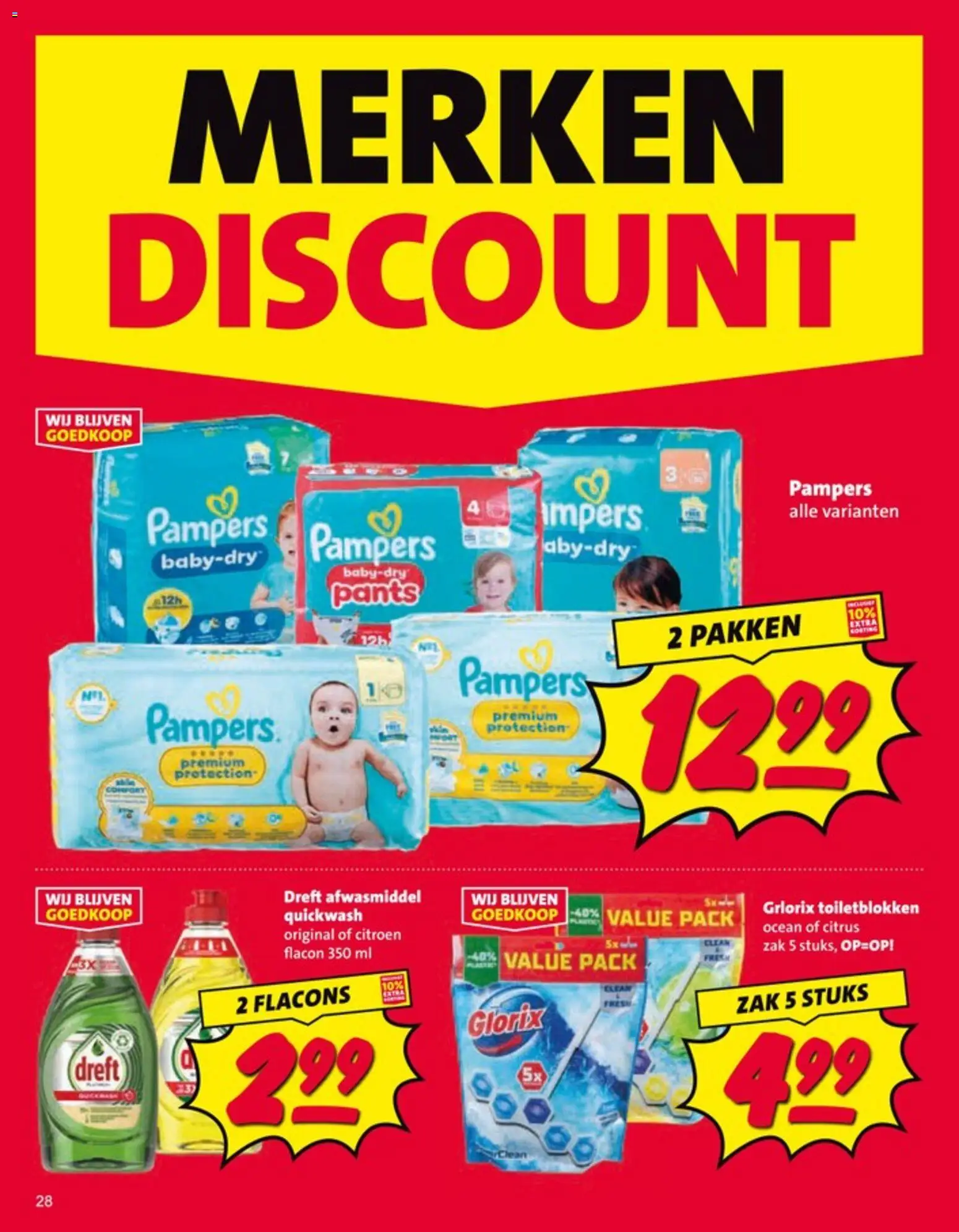 {H1} | Pagina: 28 | Producten: Citroen, Afwasmiddel, Zak, Pampers