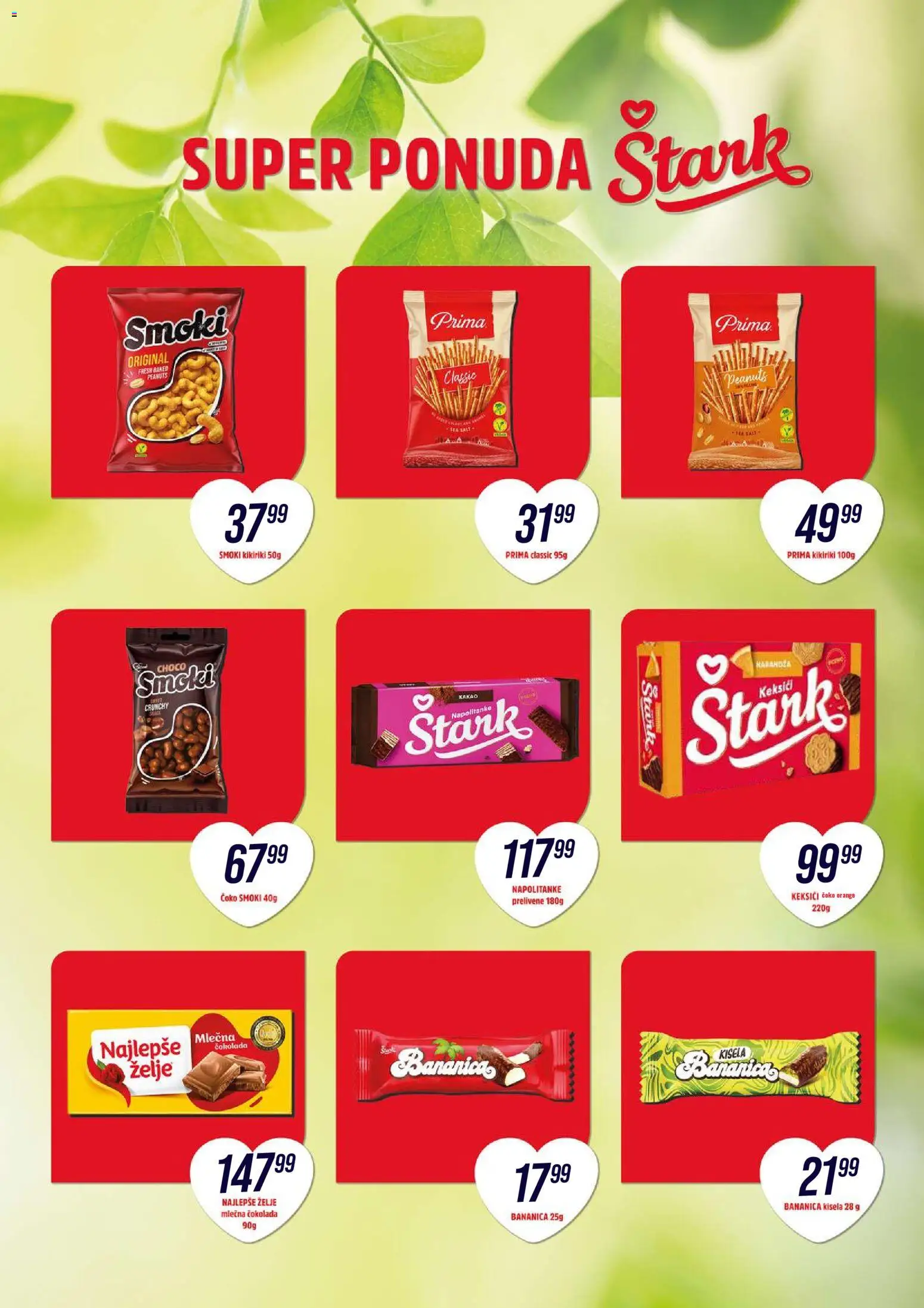 Tekijanka katalog - važi od 17.06.2026 | Strana: 3 | Proizvode: Kikiriki, Čokolada, Mlečna čokolada, Napolitanke
