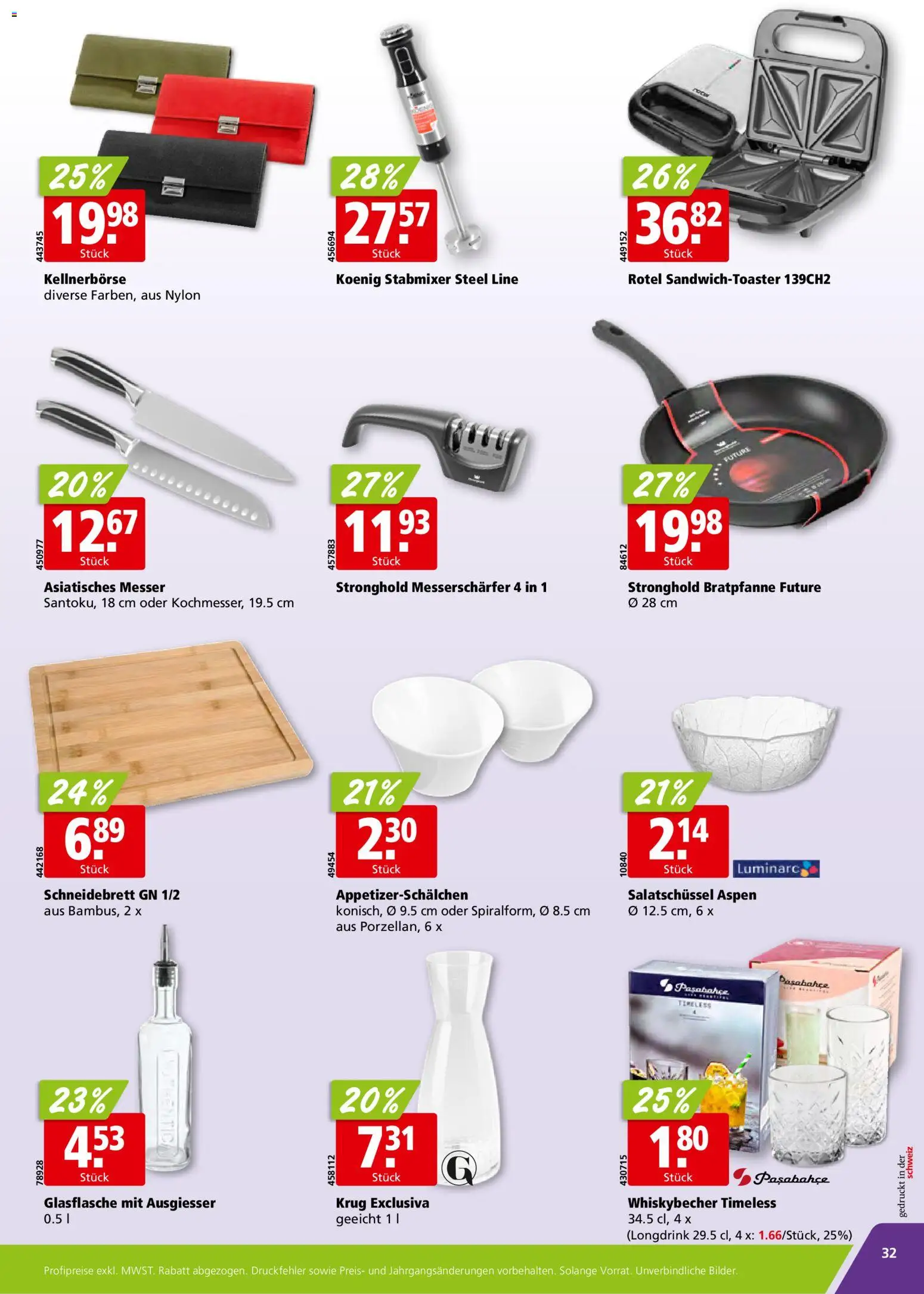 Aligro aktionen – gültig ab 28.09.2026 | Seite: 32 | Produkte: Stabmixer