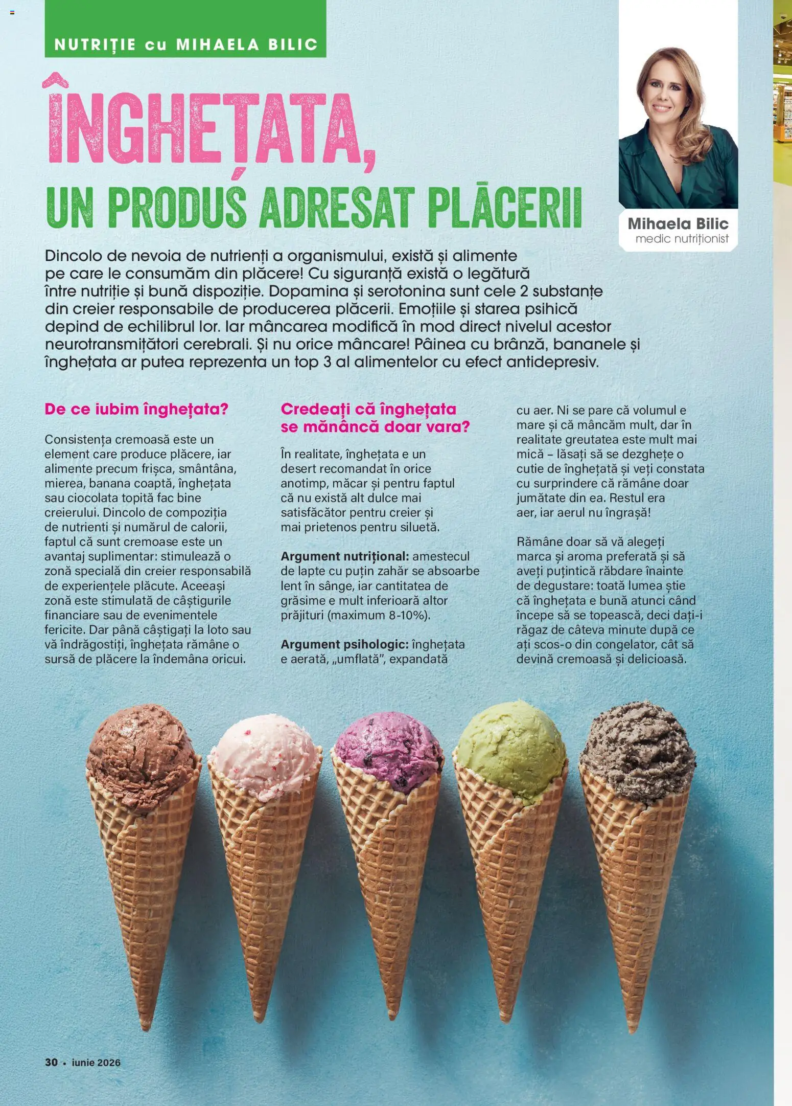 Noul catalog Mega Image – valabil de la 28.05.2026 | Pagină: 30 | Produse: Cutie, Lapte, Ciocolată, Înghețată