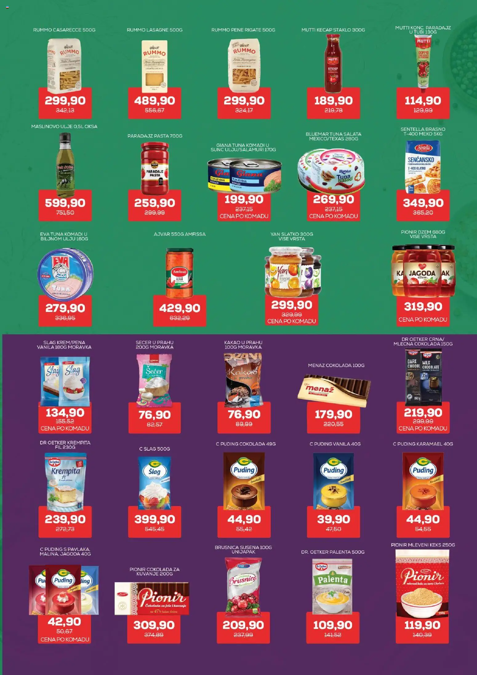 Medius katalog - važi od 20.10.2026 | Strana: 12 | Proizvode: Pasta, Dr. Oetker, Ulje, Čokolada