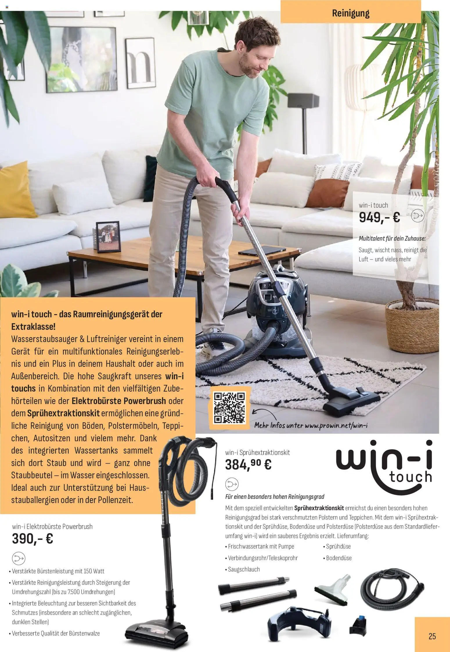 Katalog ProWin Juli / Dezember 2026 – gültig ab 01.07.2026 | Seite: 25 | Produkte: Luftreiniger, Wasser