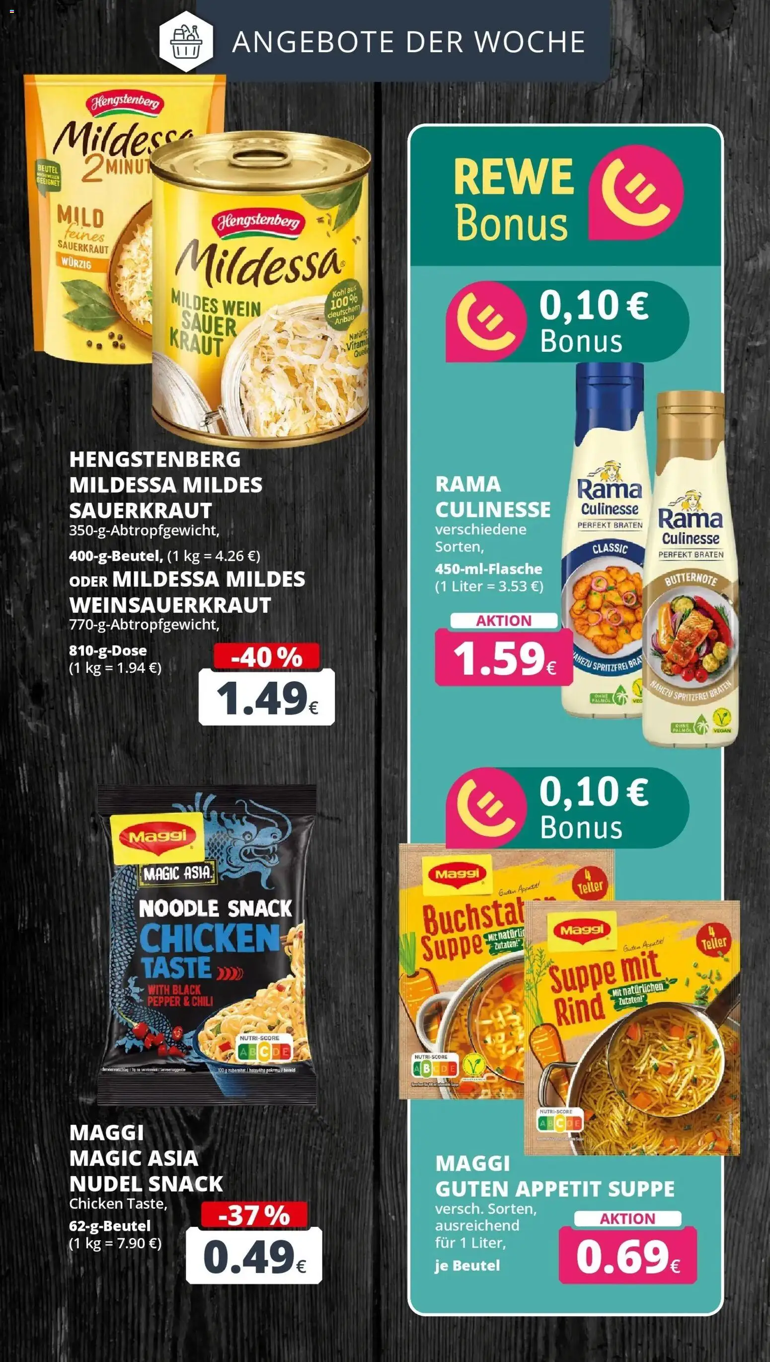 REWE Prospekt ab 07.09.2026 zum Blättern » Angebote | Seite: 7 | Produkte: Rama, Maggi, Kraut, Wein