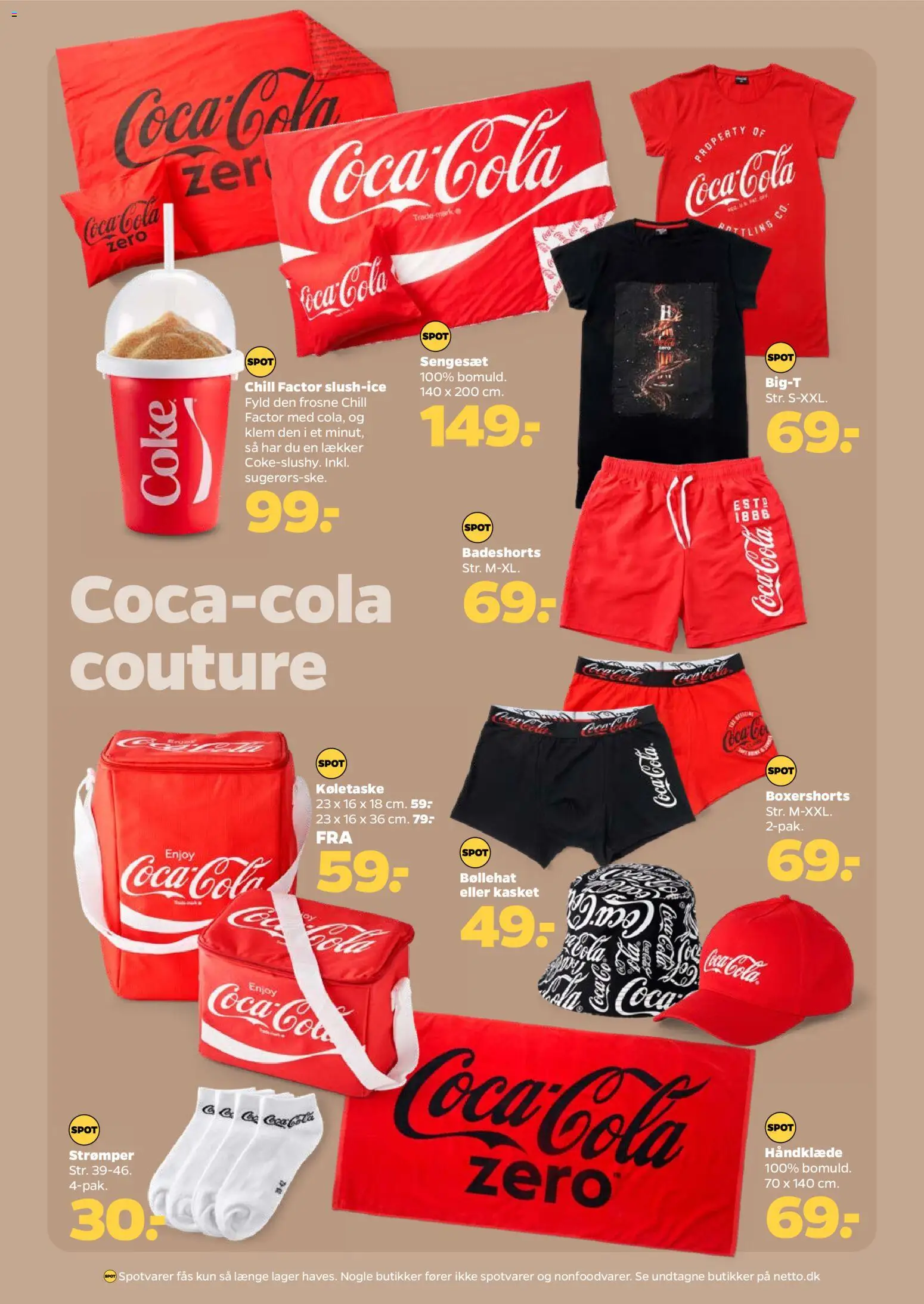 Netto tilbudsavis – gyldig fra 30.05.2026 | Side: 31 | Produkter: Coca Cola, Håndklæde, T-shirt, Hat