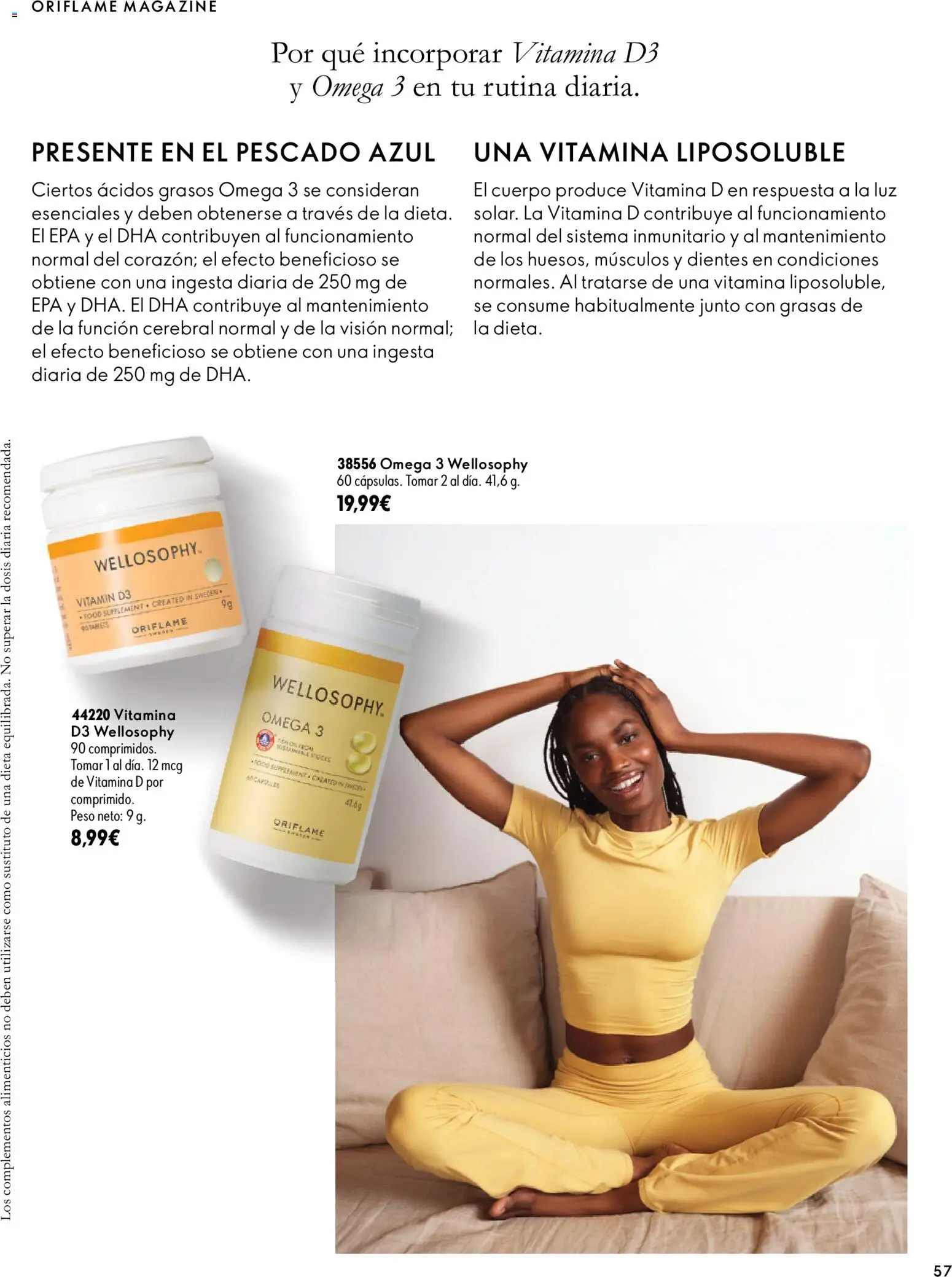 Oriflame - Catálogo Campaña 14 │ válido desde el 07/10/2026 | Página: 57 | Productos: Omega, Omega 3, Pescado, Peso