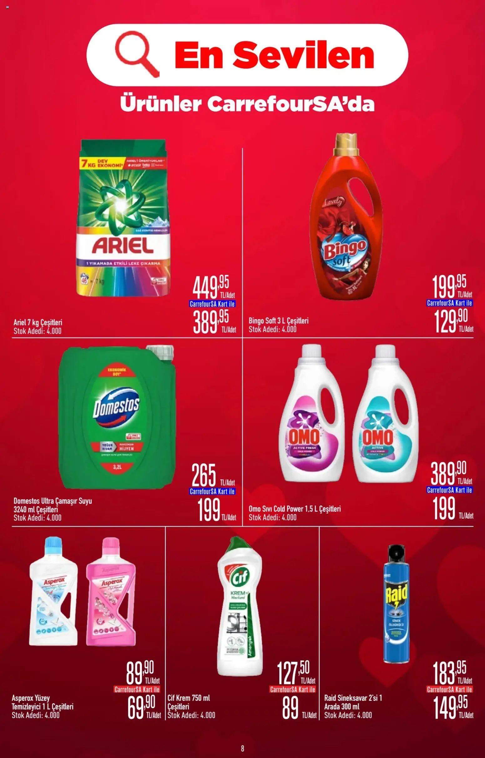 CarrefourSA Katalog - 11.06.2026 tarihinden itibaren geçerlidir | Sayfa: 8 | Ürünler: Krem