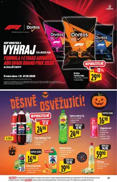Náhled letáku Doritos Tortilla chips, 90 g • 100 g = 33,23 Kč • vybrané druhy od 21.10.2026 | Strana: 17