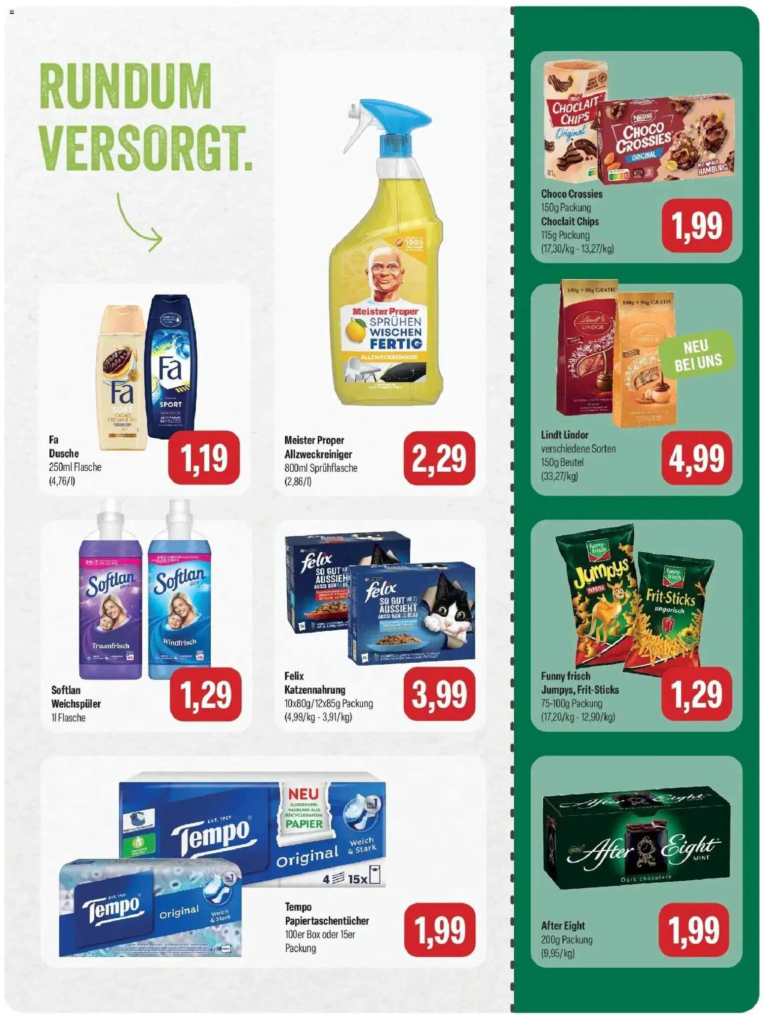 Feneberg Aktuelle Angebote (ab 05.10.2026) zum Blättern | Seite: 11 | Produkte: Box, Dusche, Tempo, Chips