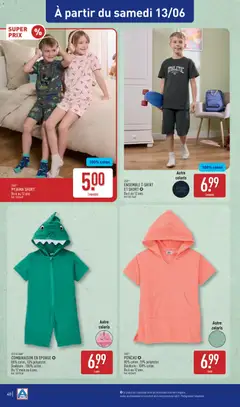 Aldi - Prévisualisation de Aldi catalogue valide à partir de 09.06.2026 | Page: 44 | Produits: Coton, Eponge, Combinaison, Pyjama
