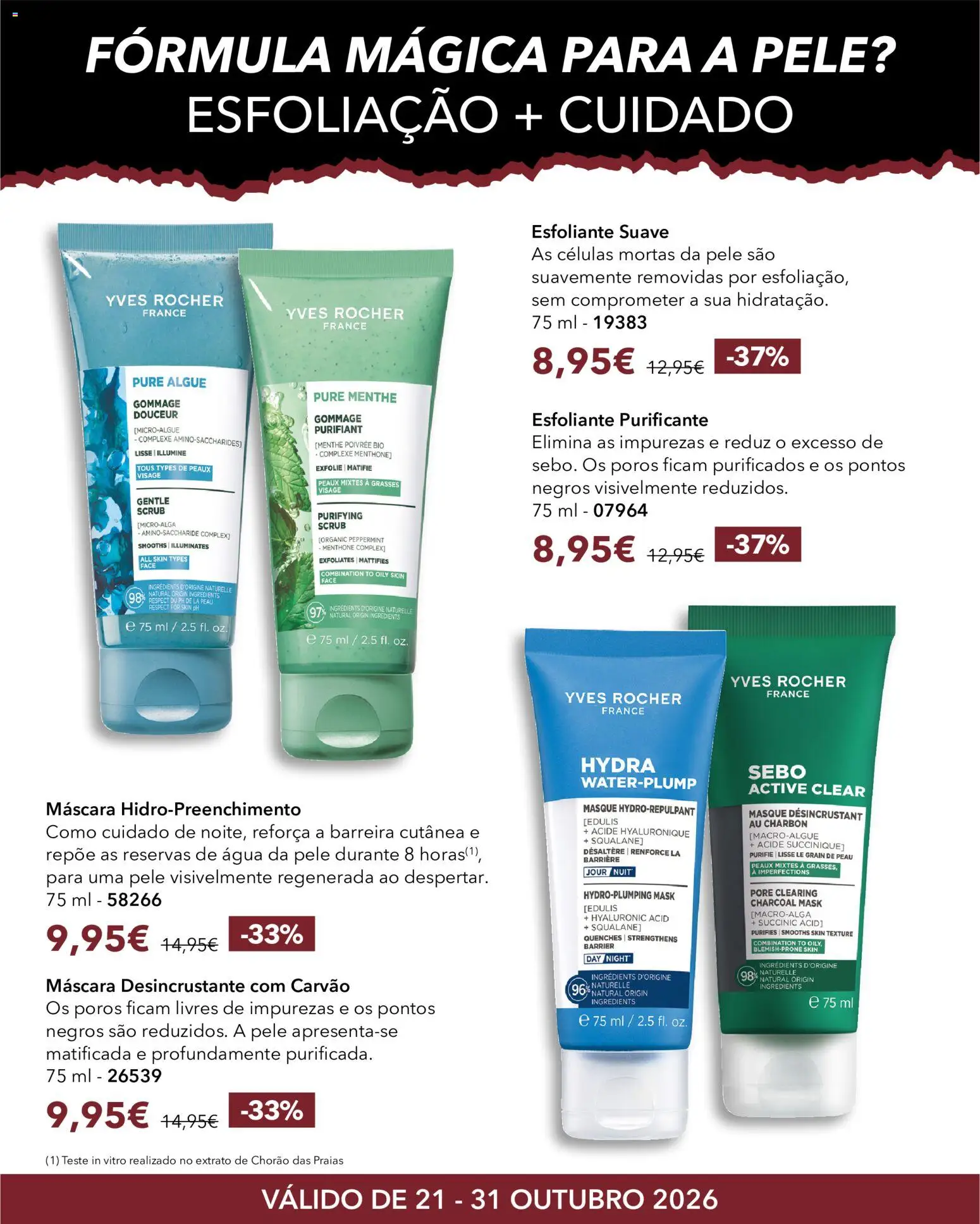 Yves Rocher Halloween │ válido de 21/10/2026 | Página: 12 | Produtos: Agua