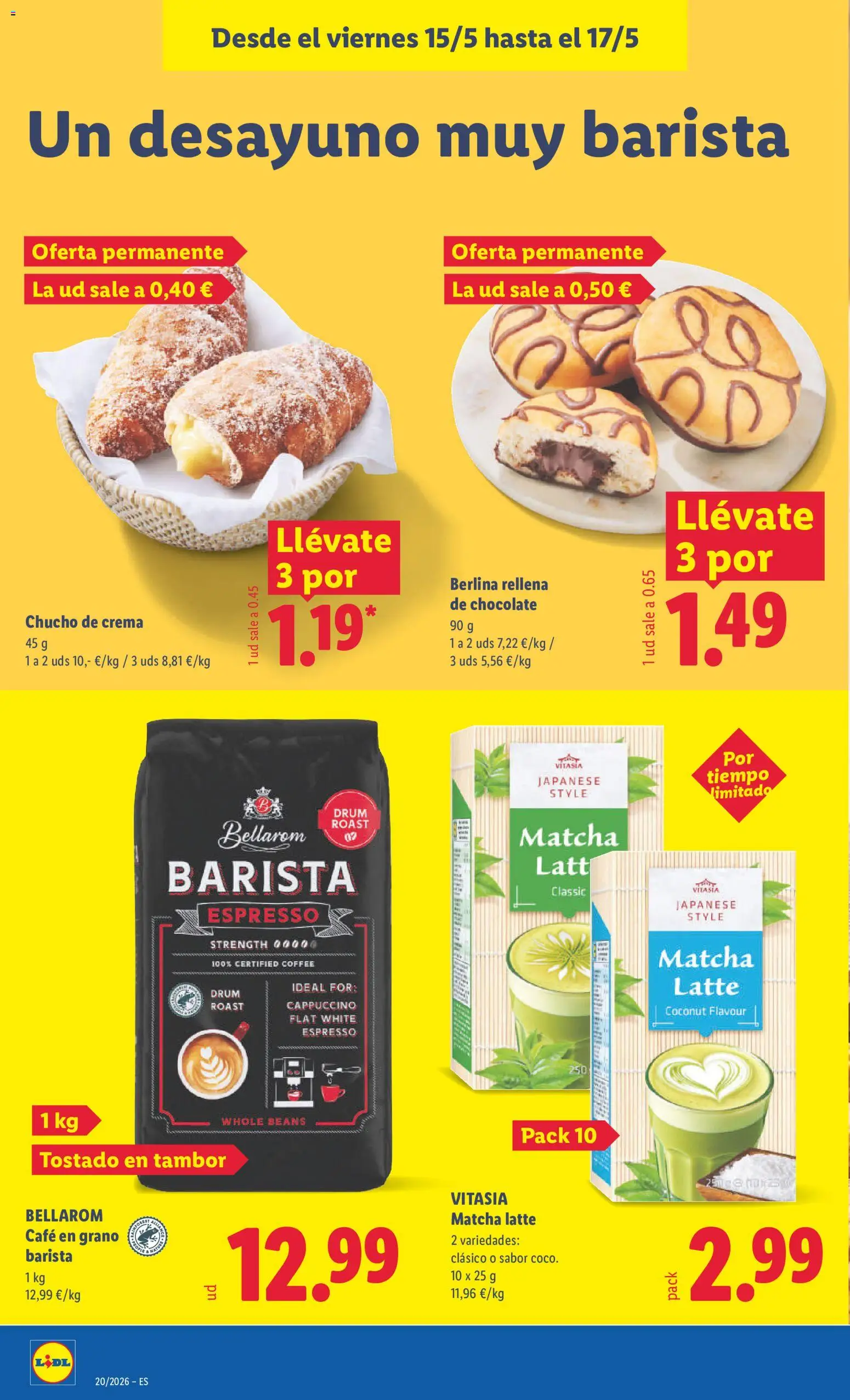 Lidl folleto │ válido desde el 11.05.2026 | Página: 34 | Productos: Café, Chocolate, Crema, Café en grano