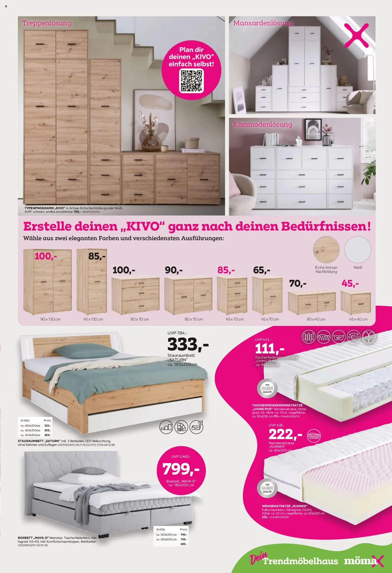 Mömax Prospekt – gültig ab 17.08.2026 | Seite: 3 | Produkte: Matratze