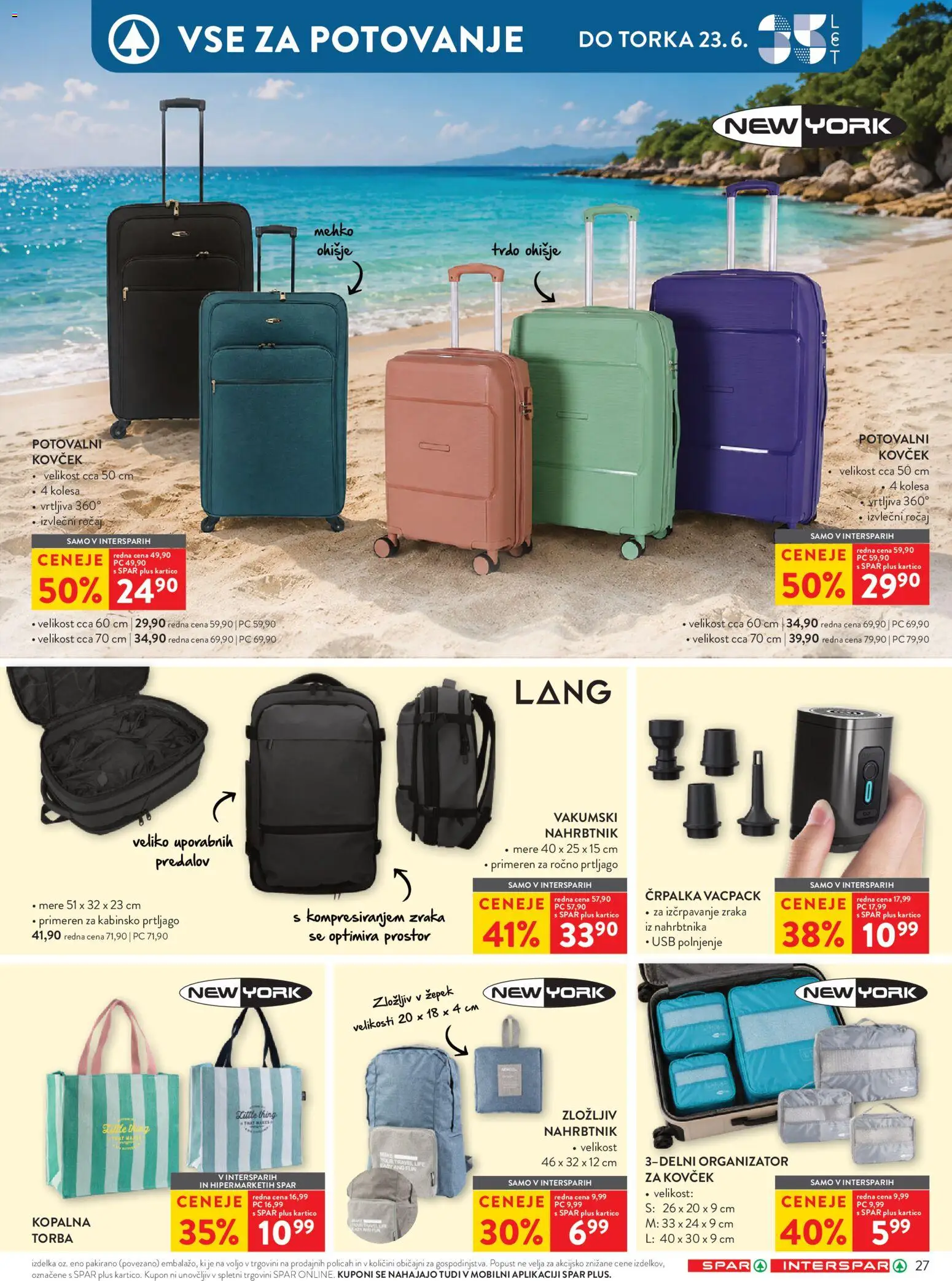Novi Spar katalog ponudbe – veljaven od 10.06.2026 | Stran: 39 | Izdelki: Črpalka, Torba, Usb, Nahrbtnik